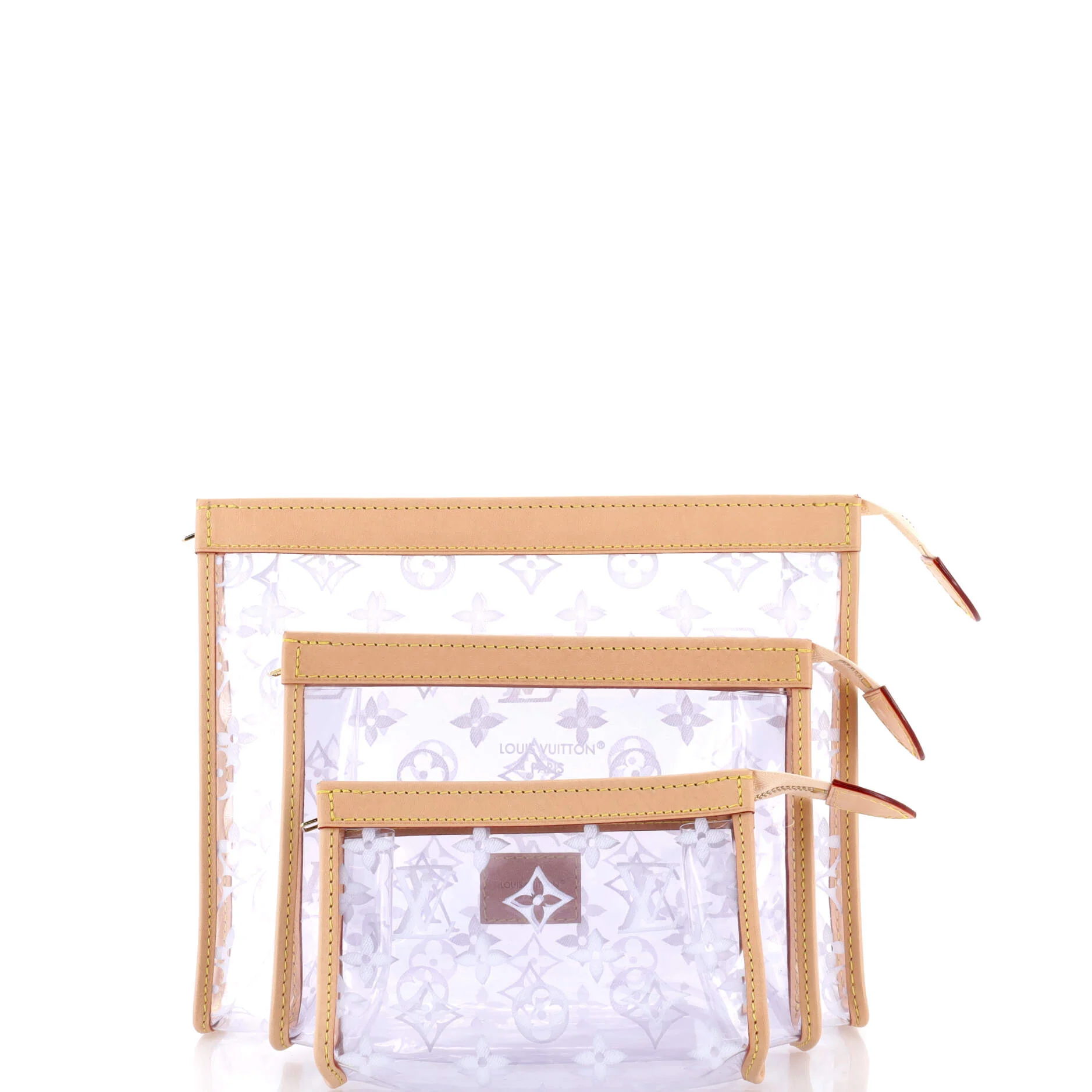 Trio Poche Toilette Set Monogram PVC