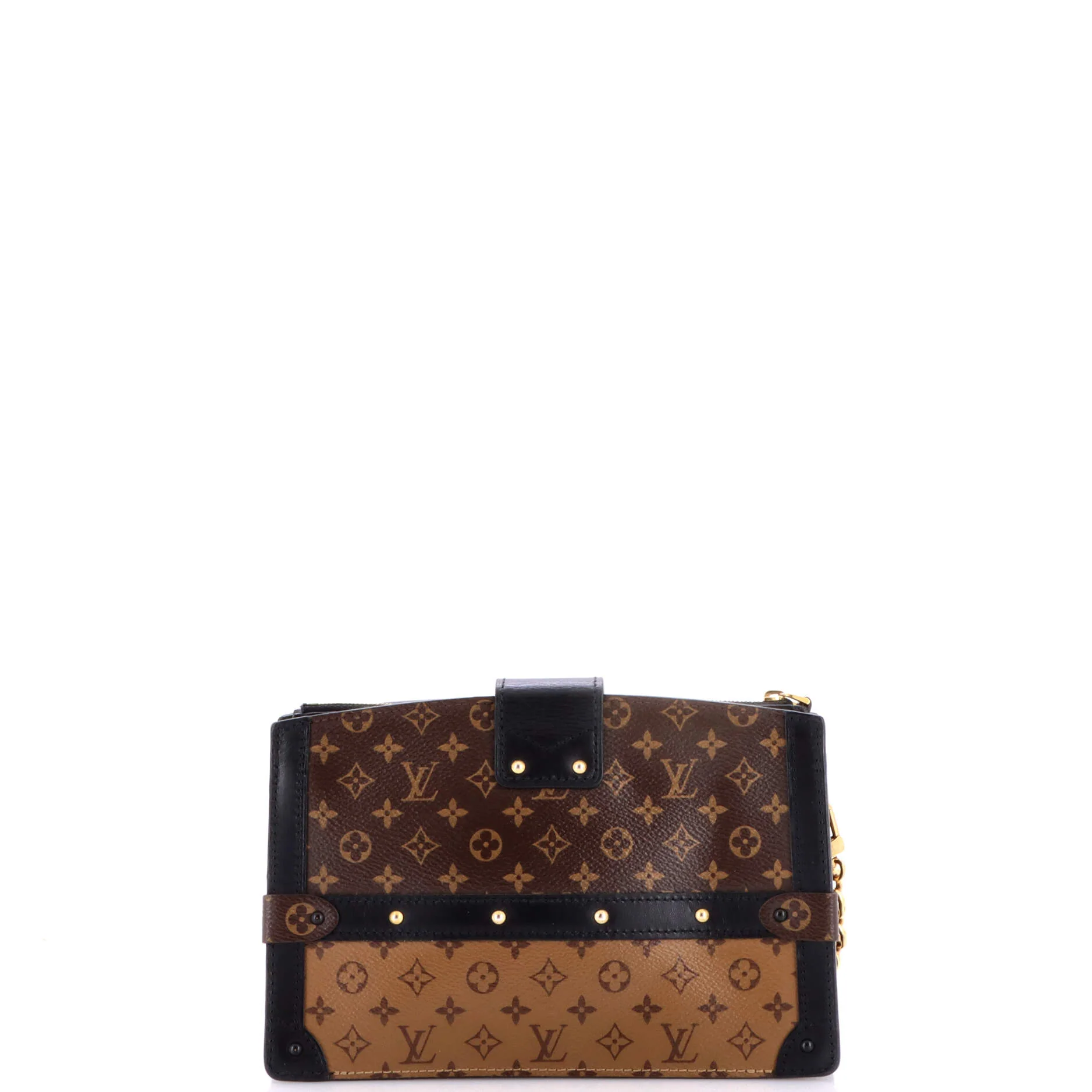 Trunk Clutch Reverse Monogram Canvas - Image 3