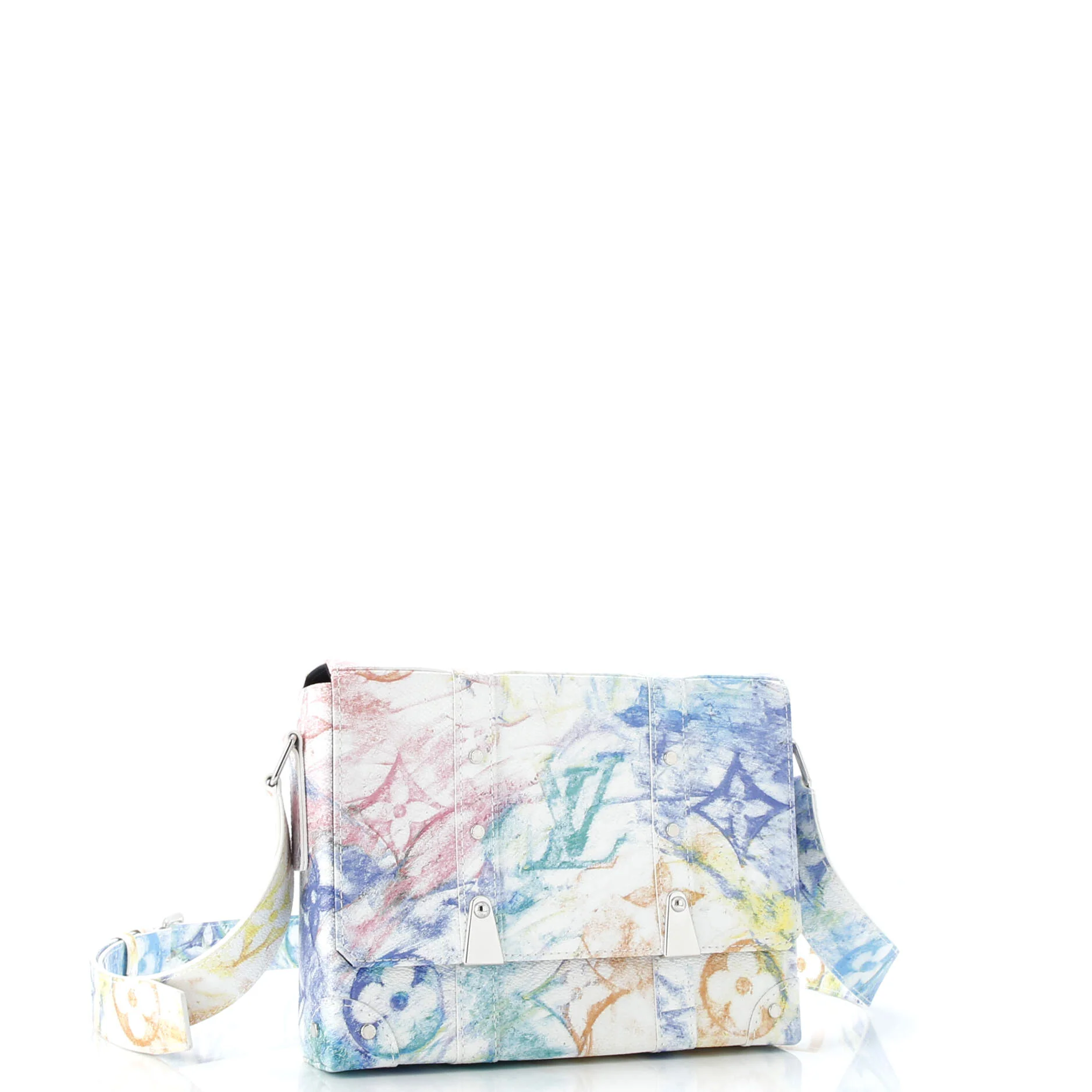 Trunk Messenger Bag Limited Edition Monogram Pastel Multicolor - Image 2