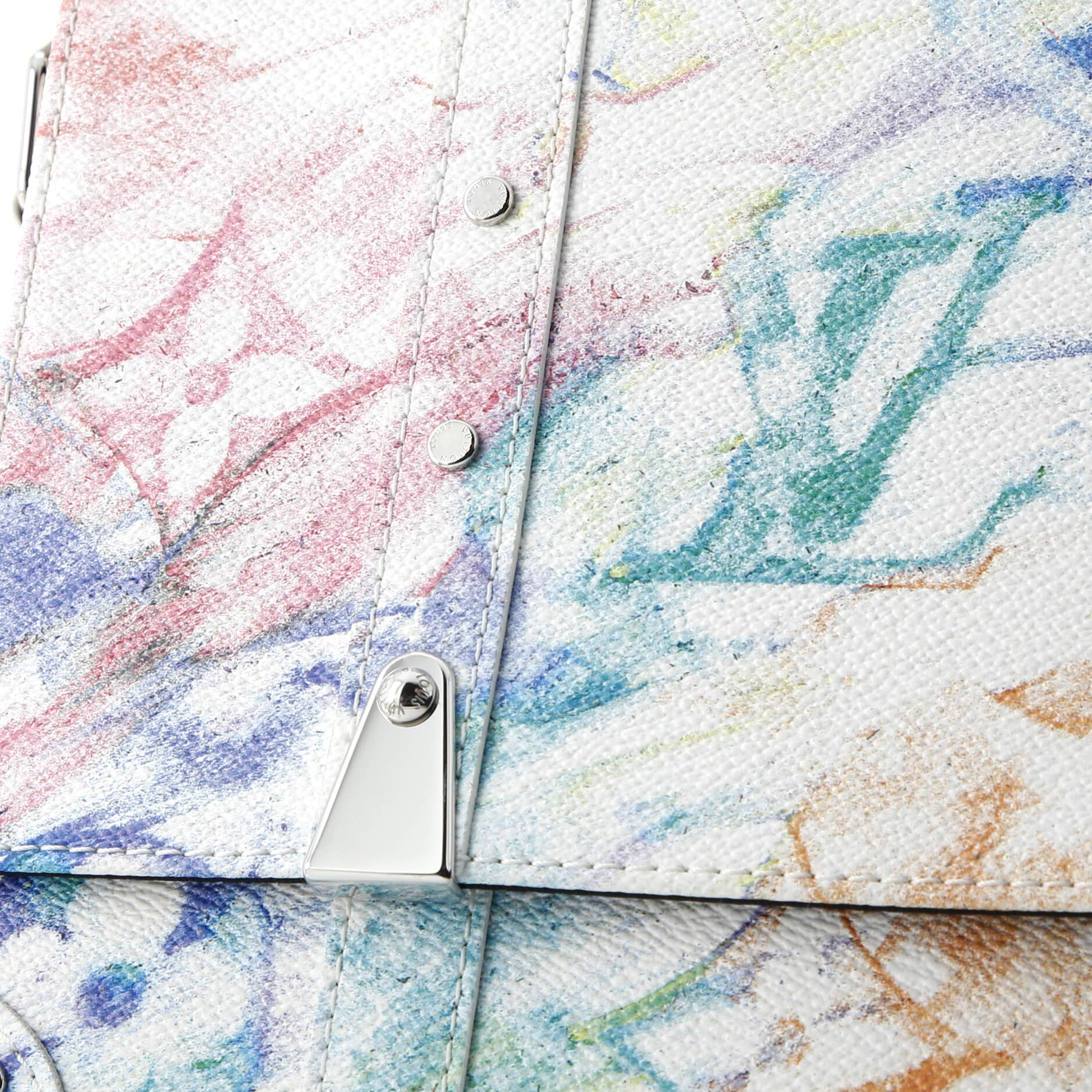 Trunk Messenger Bag Limited Edition Monogram Pastel Multicolor - Image 7