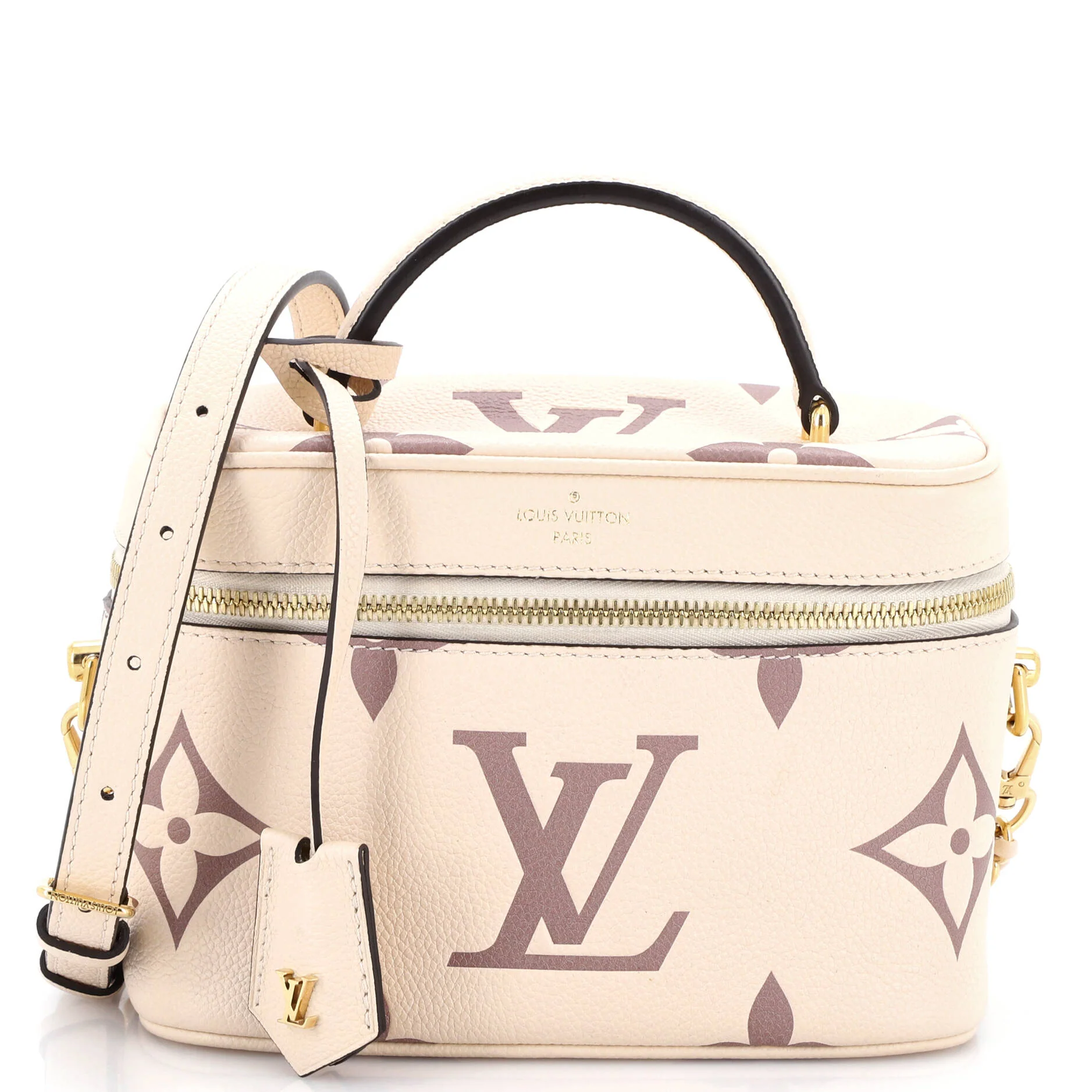 Vanity Handbag Bicolor Monogram Empreinte Giant PM