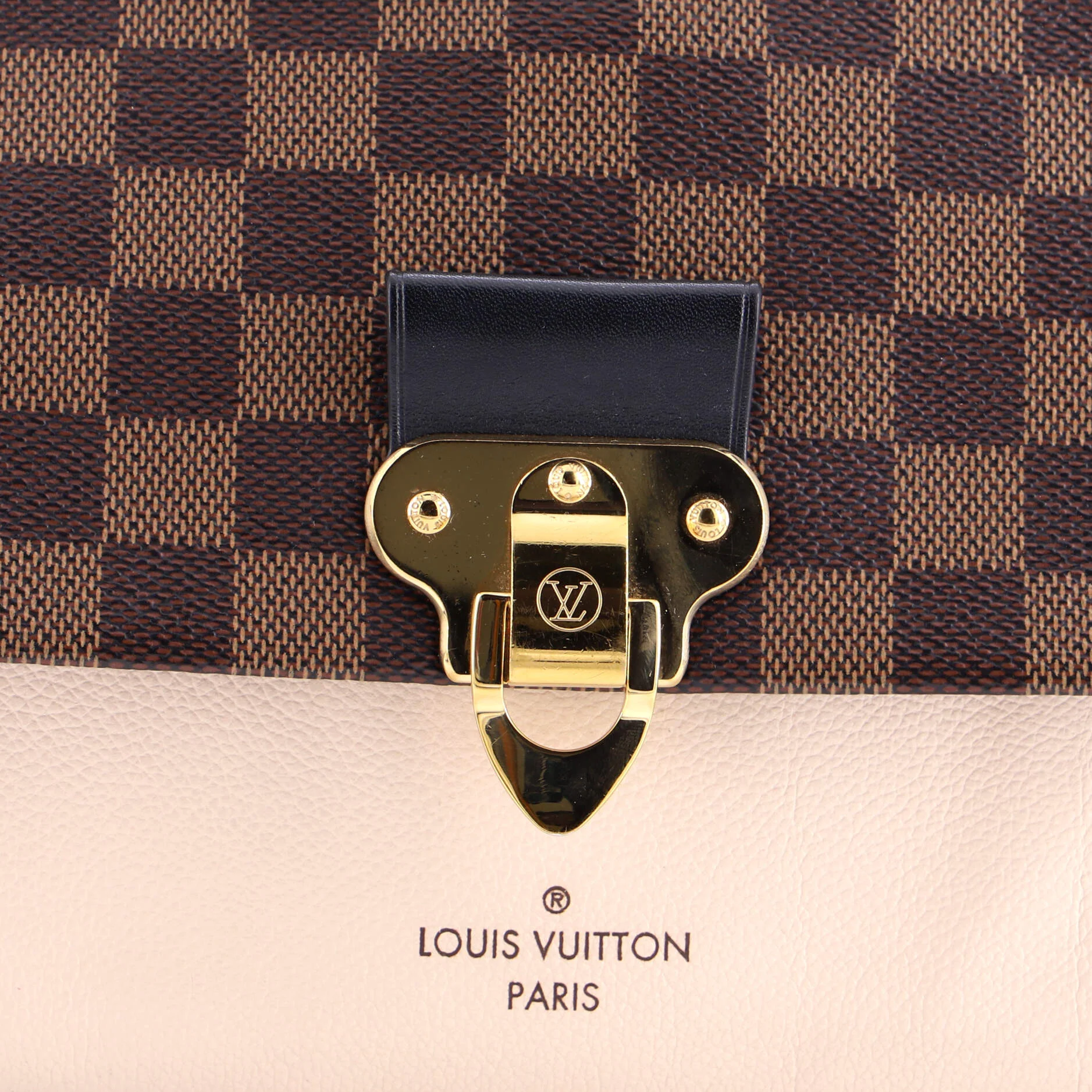 Vavin Handbag Damier with Leather PM - Image 5