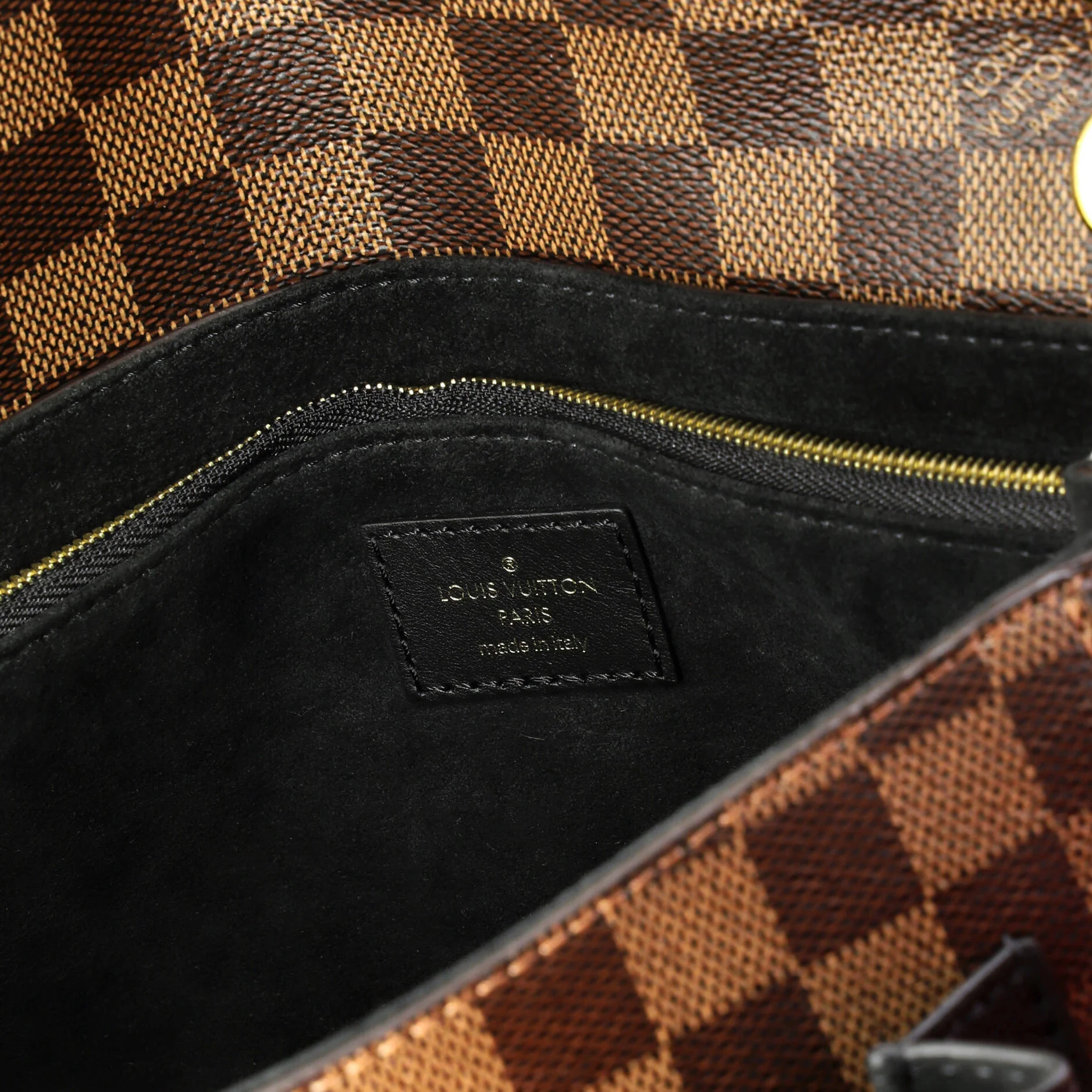Vavin Handbag Damier with Leather PM - Image 6