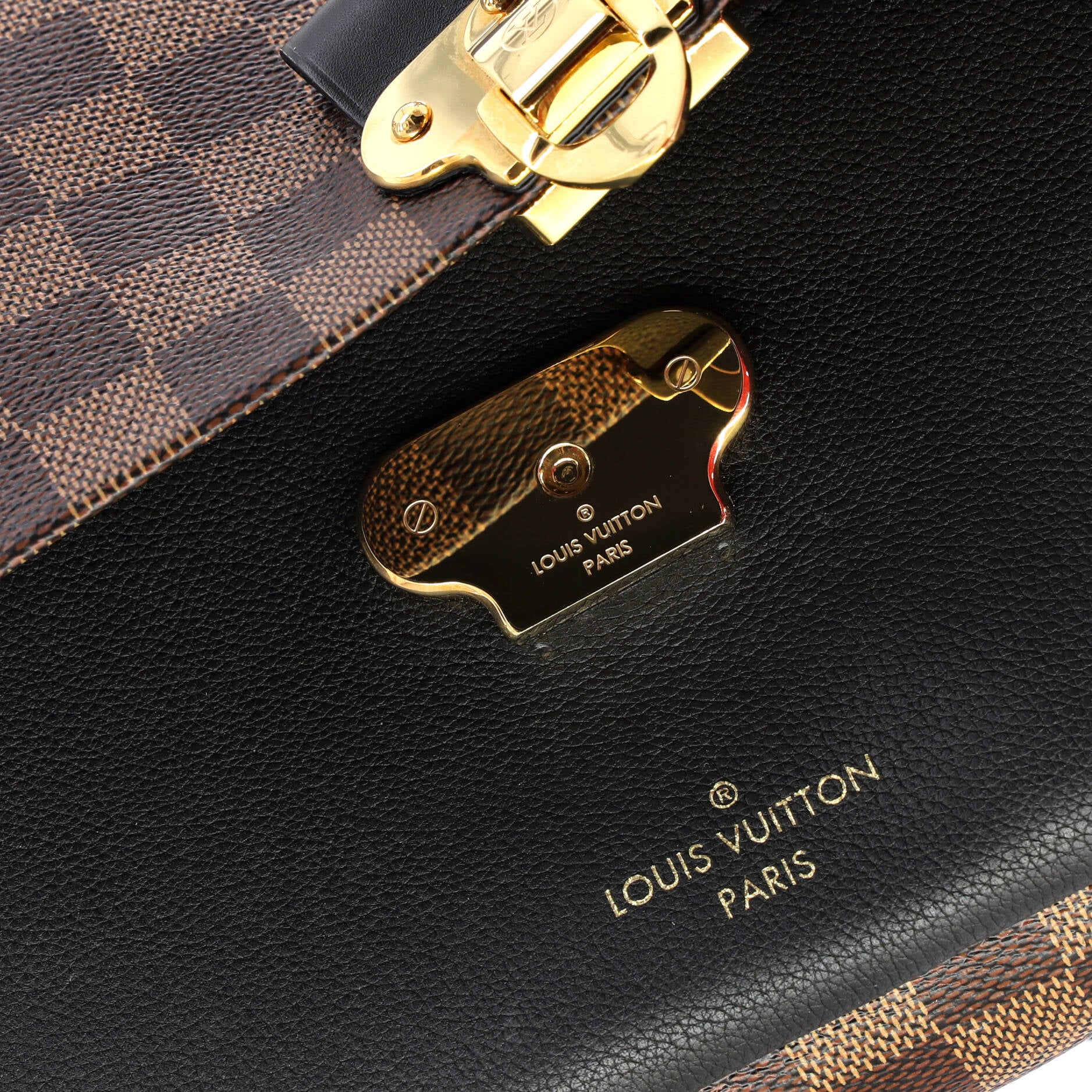 Vavin Handbag Damier with Leather PM - Image 7