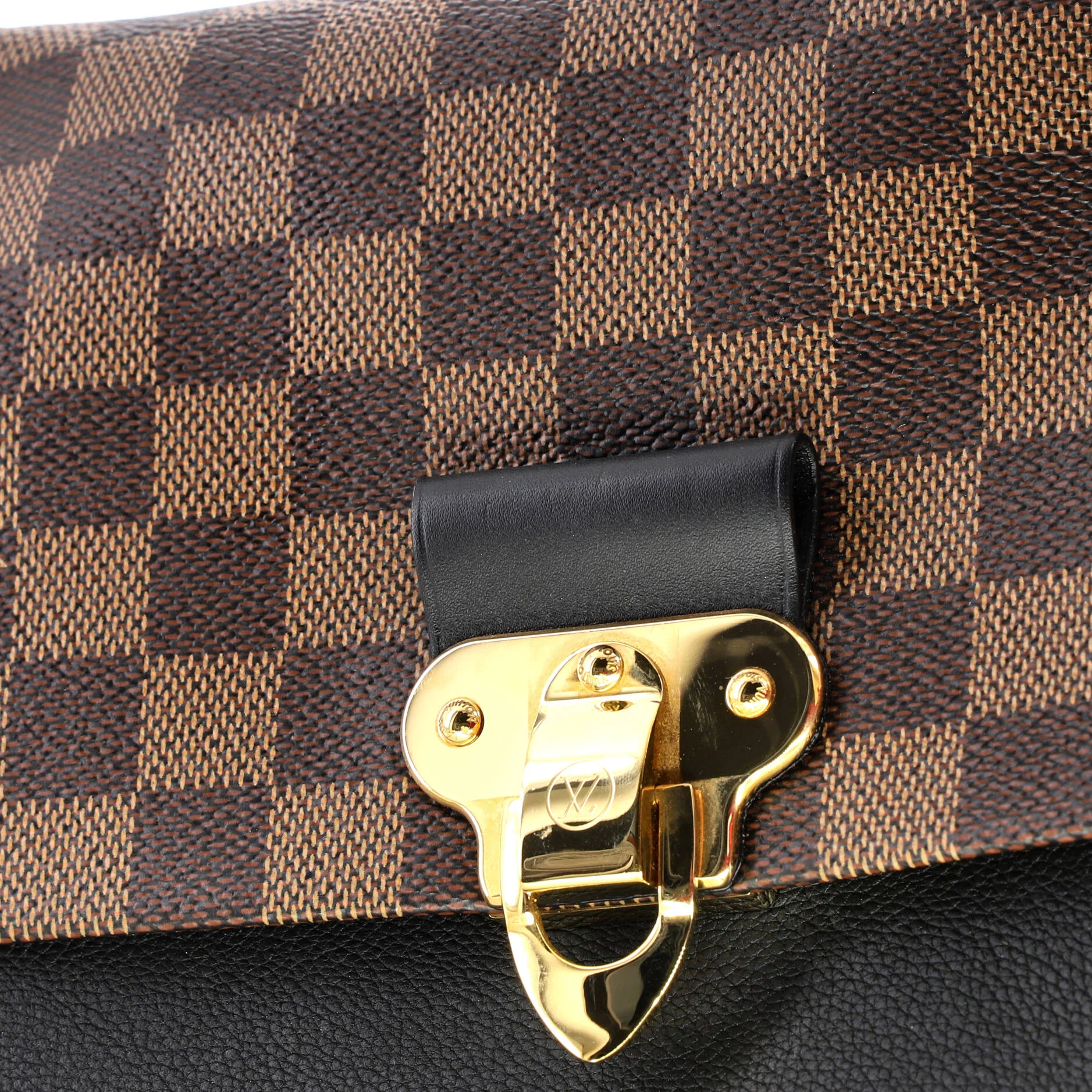 Vavin Handbag Damier with Leather PM - Image 8