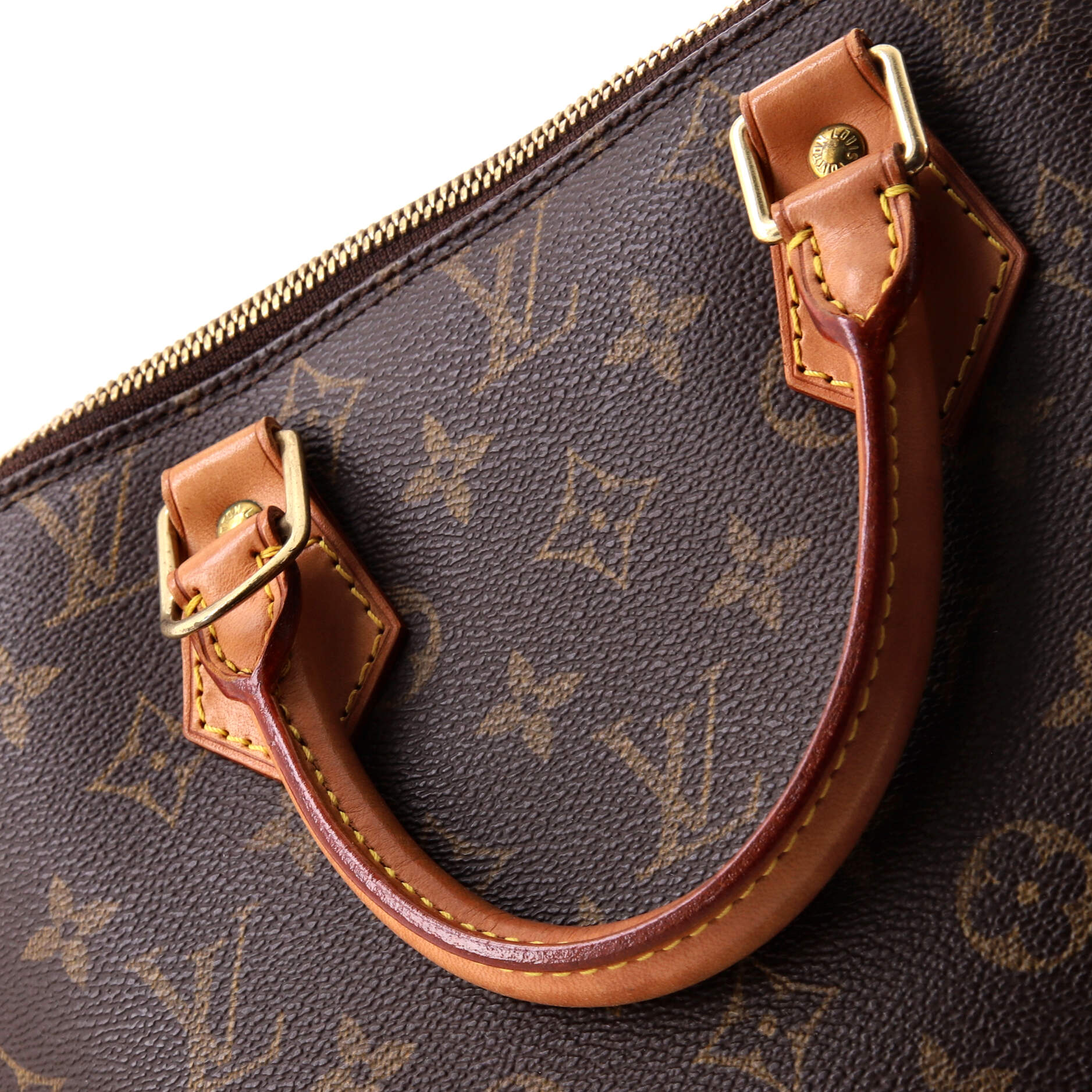 Vintage Alma Handbag Monogram Canvas PM - Image 7