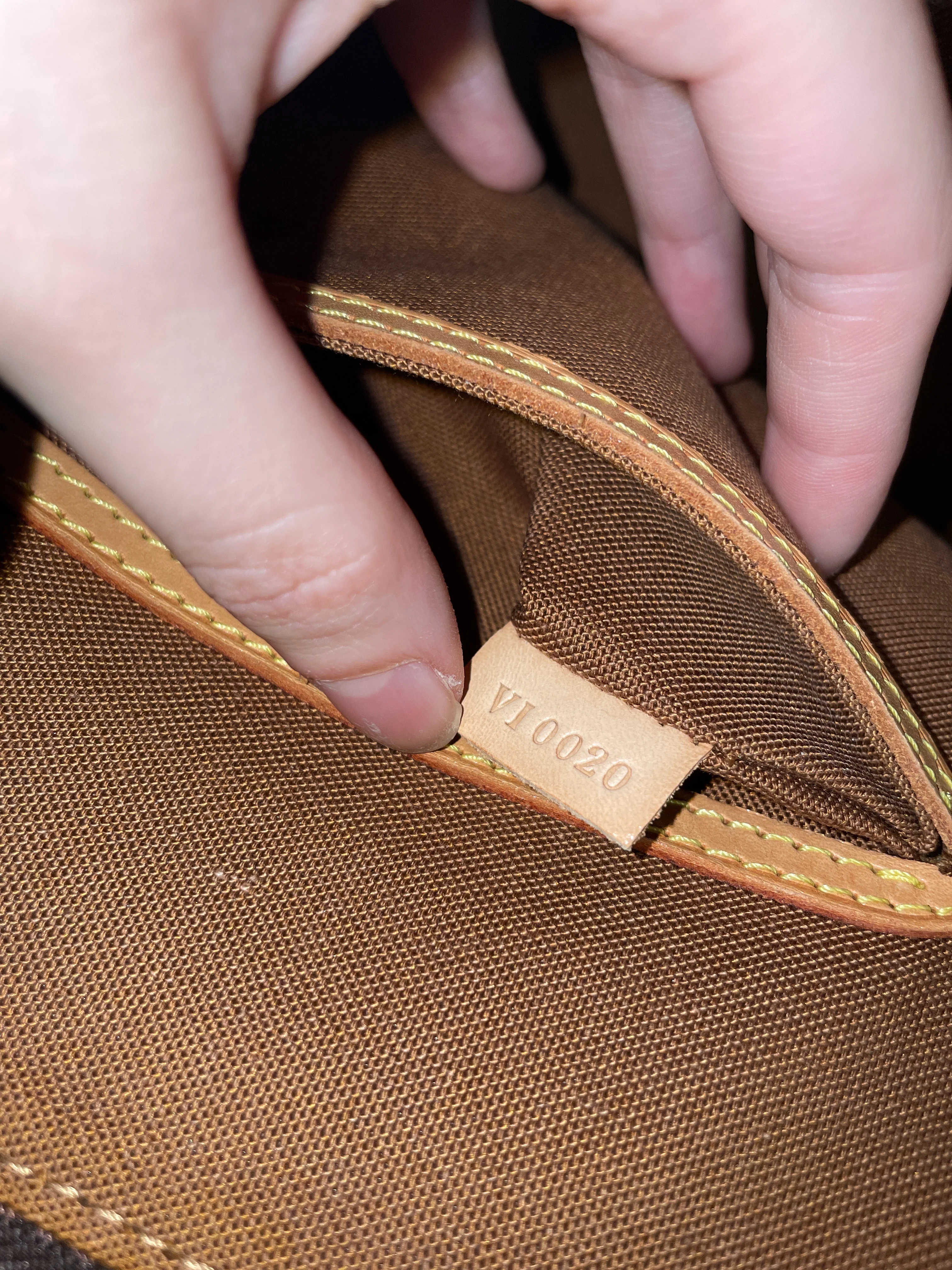 Vintage Alma Handbag Monogram Canvas PM - Image 8