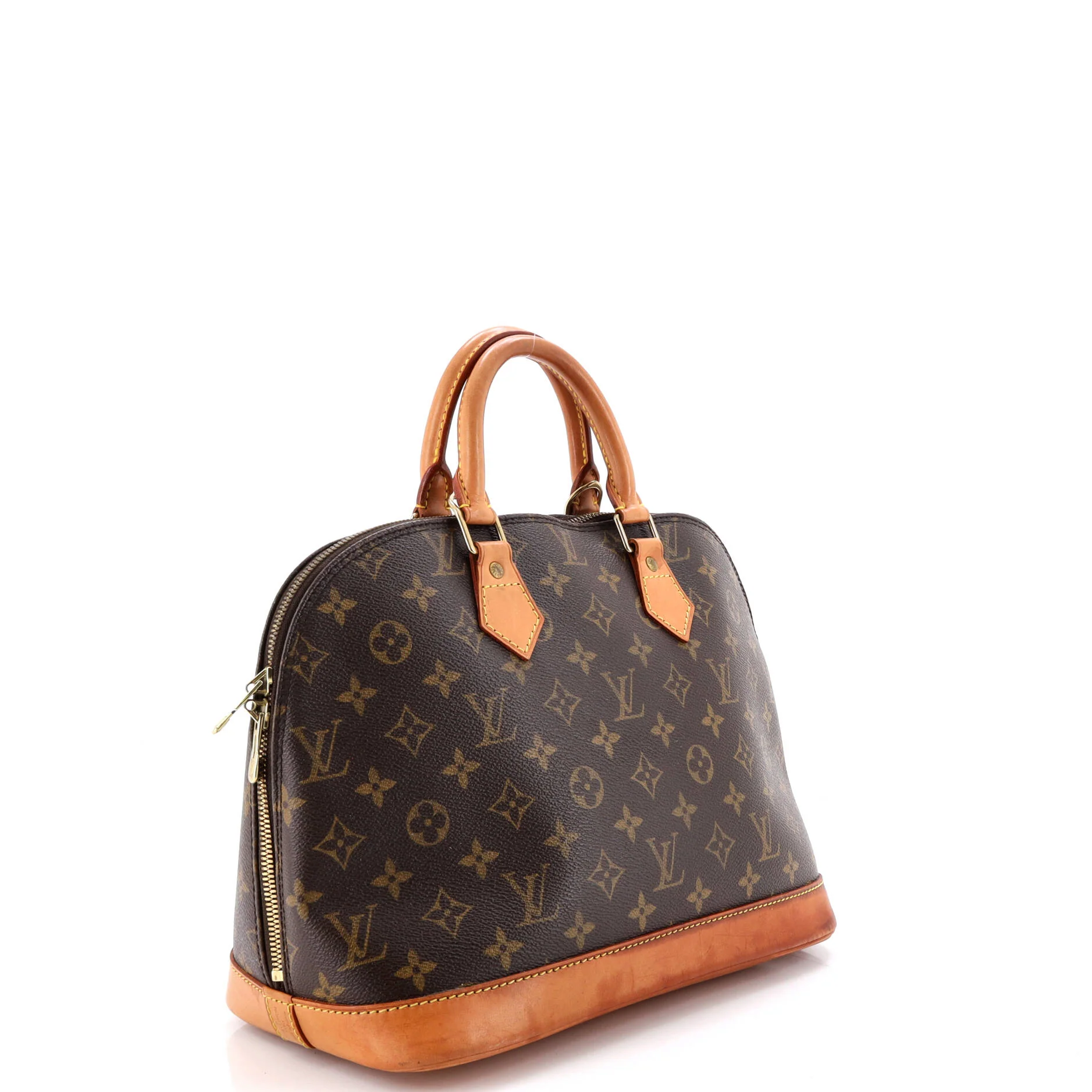 Vintage Alma Handbag Monogram Canvas PM - Image 2