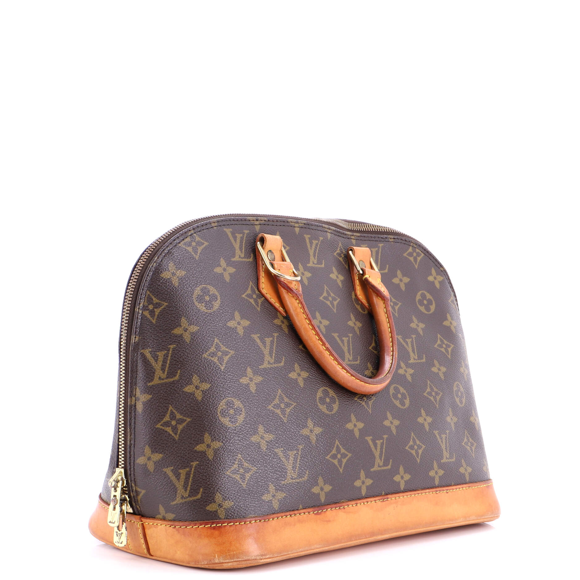 Vintage Alma Handbag Monogram Canvas PM - Image 2