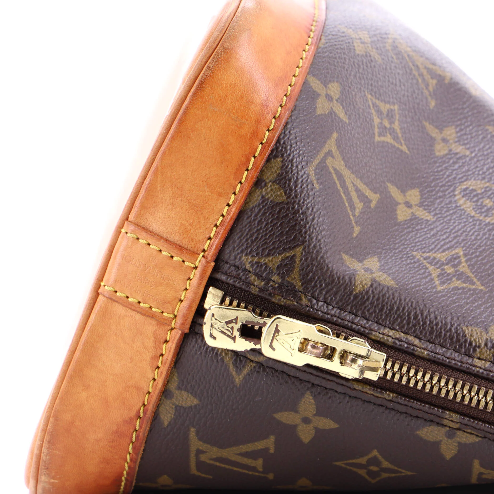 Vintage Alma Handbag Monogram Canvas PM - Image 7
