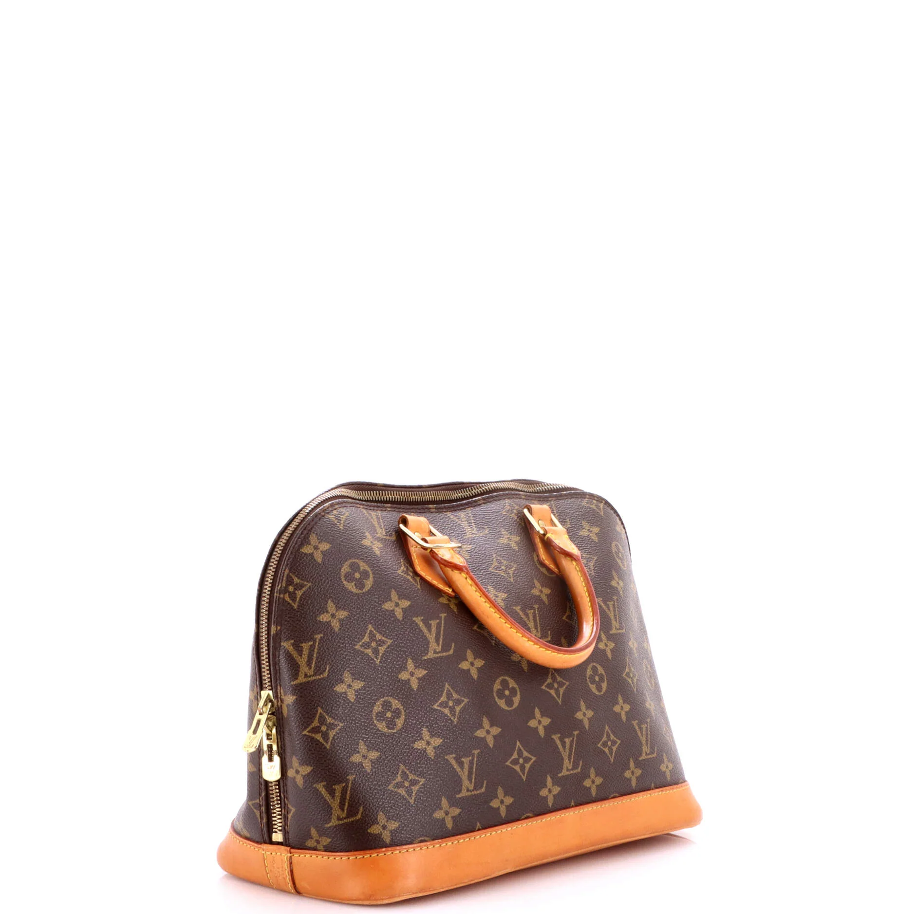 Vintage Alma Handbag Monogram Canvas PM - Image 2