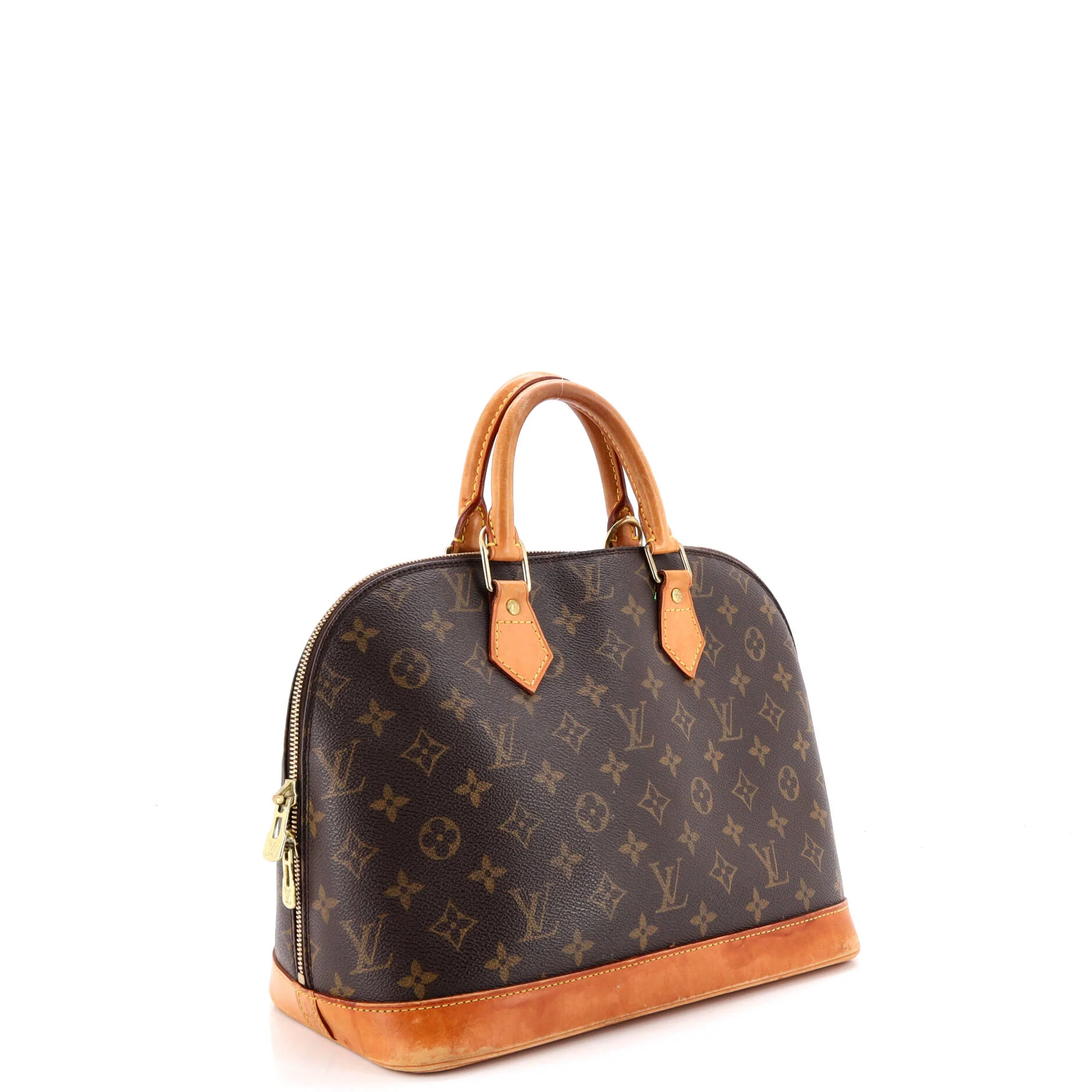 Vintage Alma Handbag Monogram Canvas PM - Image 2
