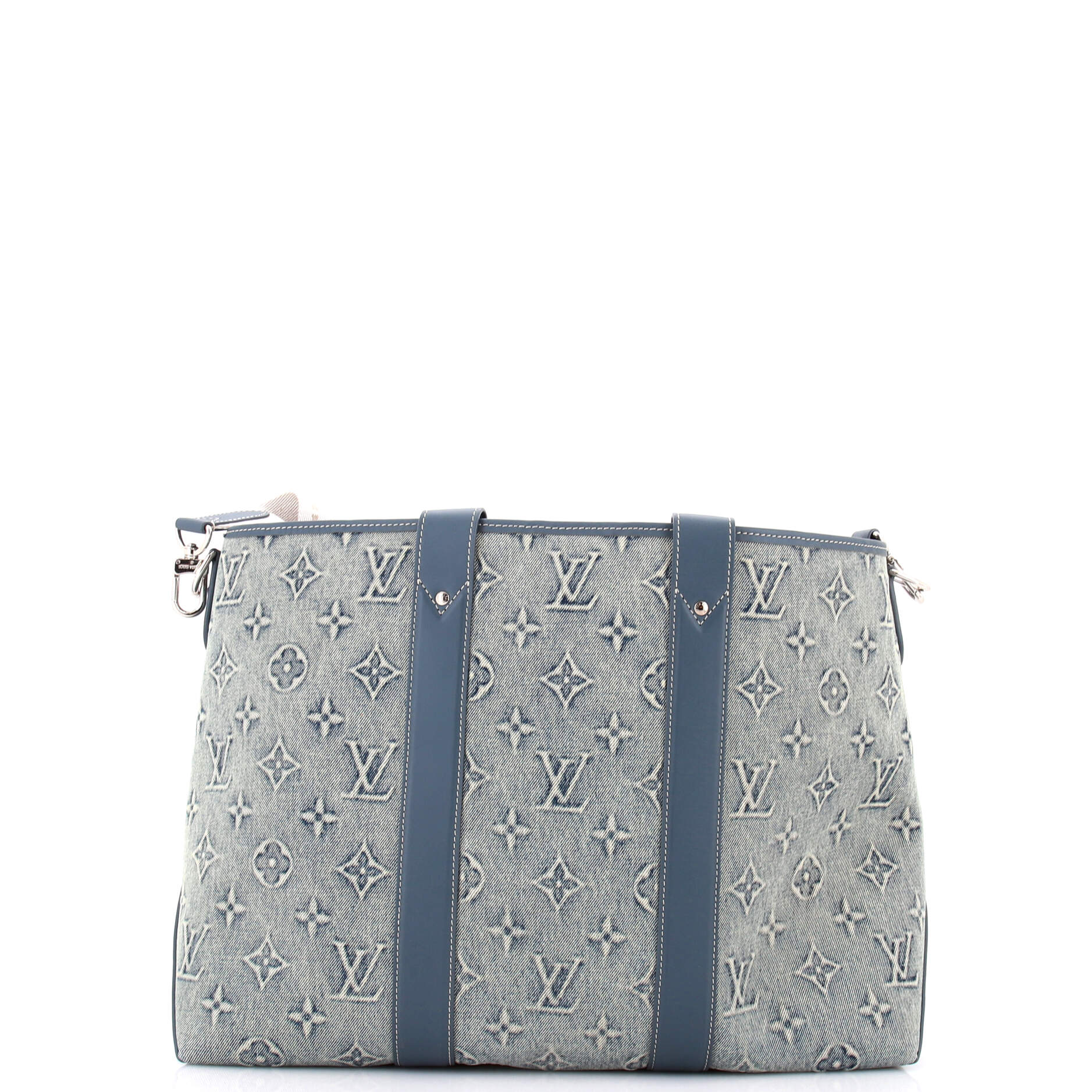Weekend Tote NM Monogram Washed Denim - Image 3