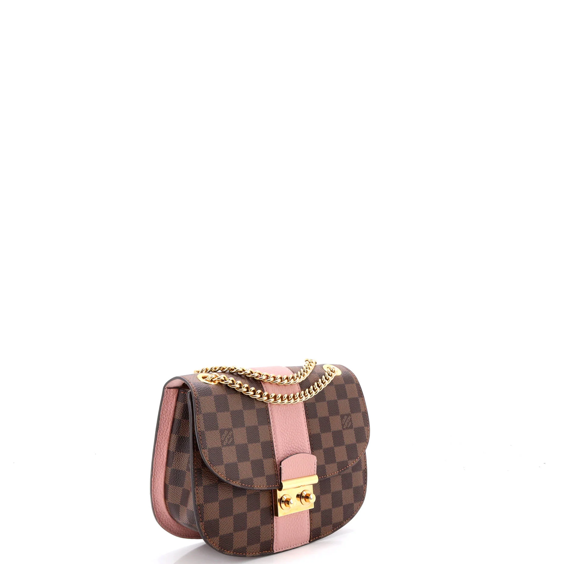 Wight Handbag Damier with Leather - Image 2