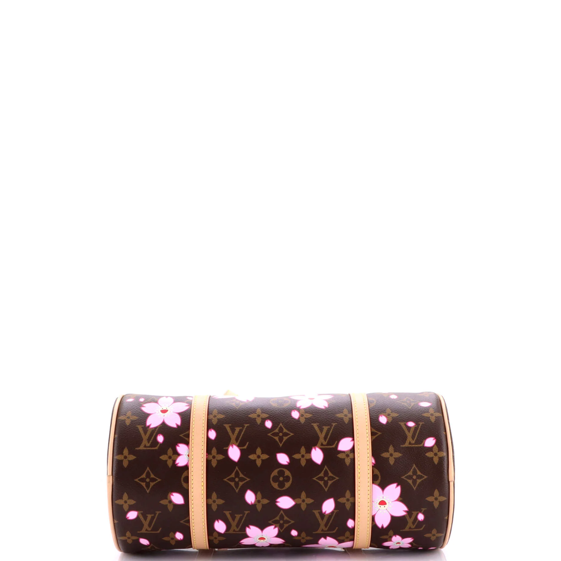 x Takashi Murakami Papillon Handbag Limited Edition Cherry Blossom Monogram - Image 5