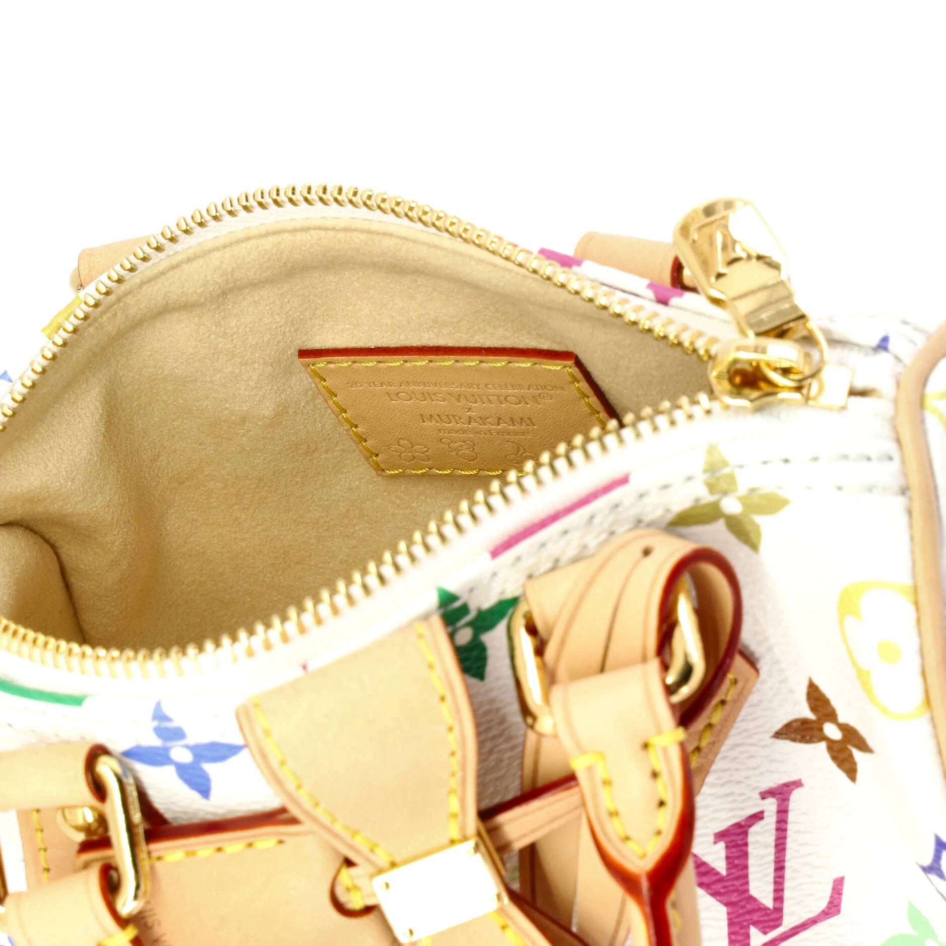 x Takashi Murakami Speedy Bandouliere NM Bag Monogram Multicolor Nano - Image 6