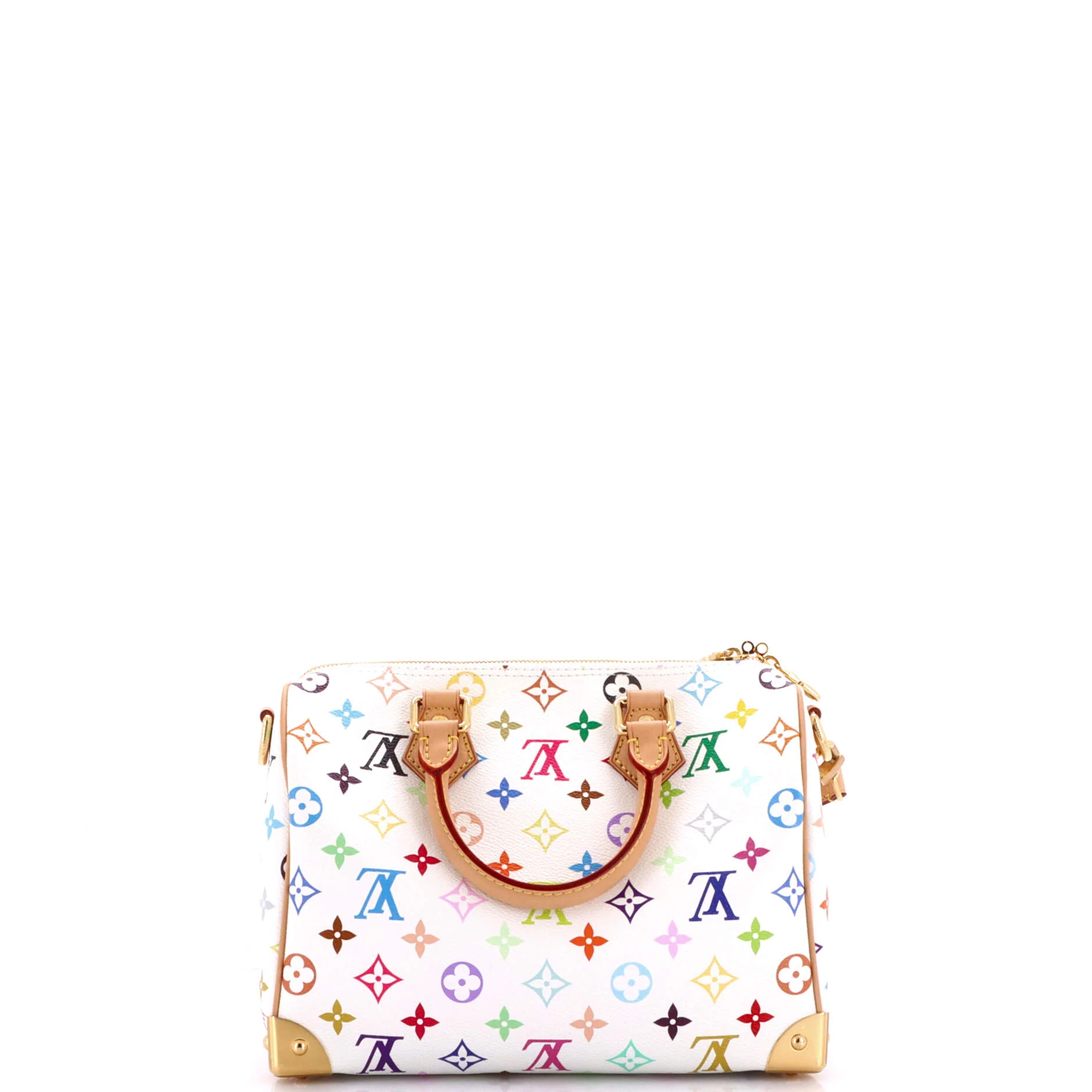 x Takashi Murakami Speedy Soft Bandouliere Bag Monogram Multicolor 25 - Image 3
