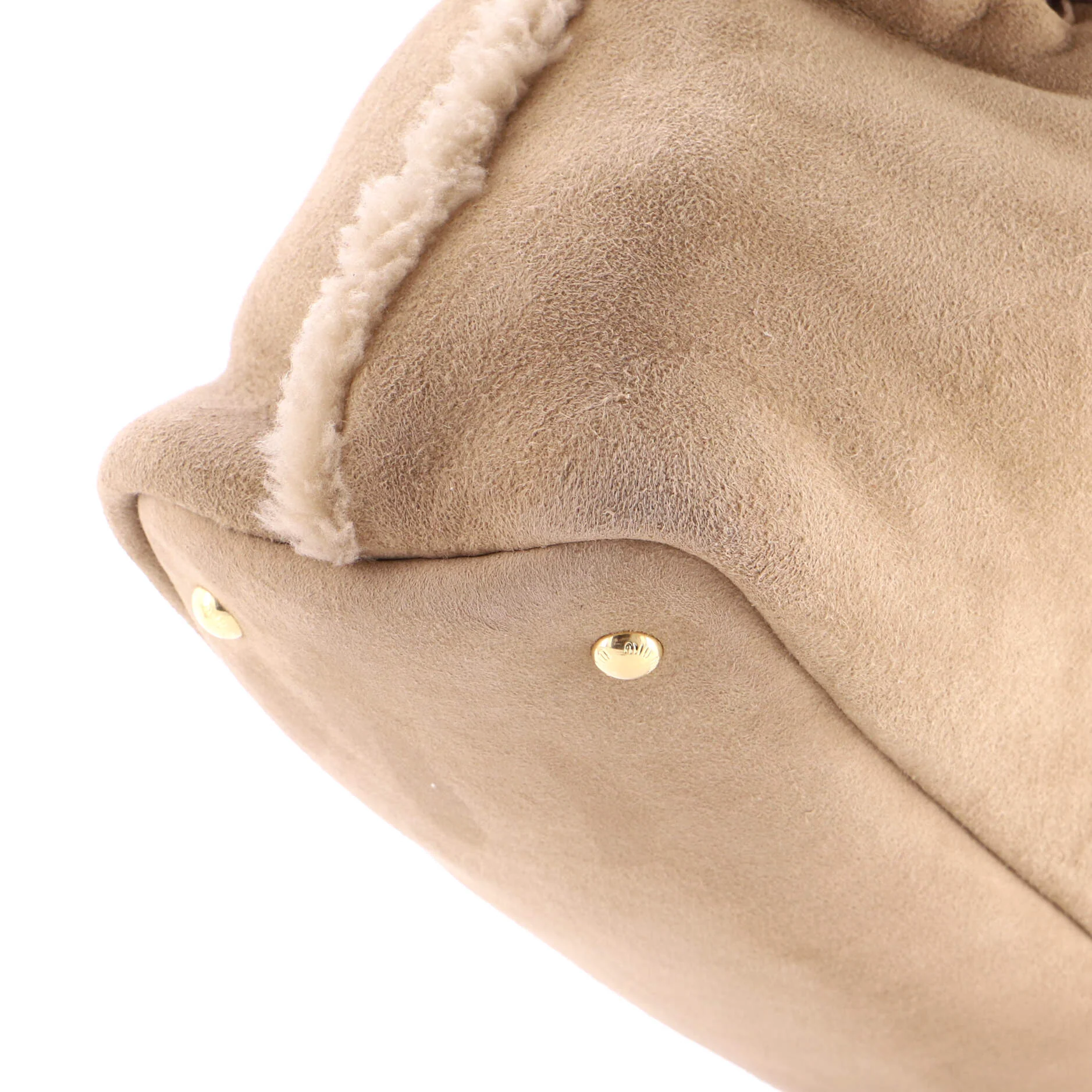 Aventure Tote Suede with Shearling Large - Image 7