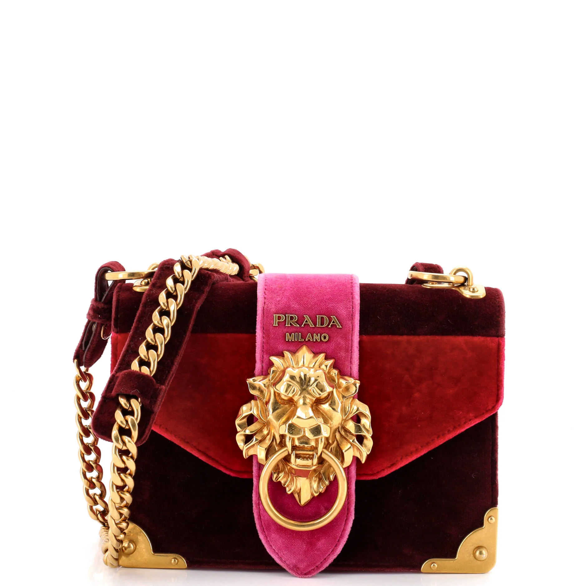 Animalier Cahier Crossbody Bag Velvet Small
