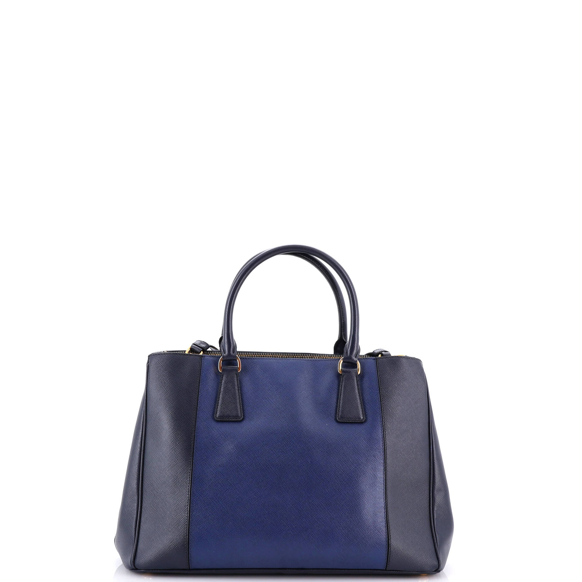 Bicolor Double Zip Lux Tote Saffiano Leather Medium - Image 3
