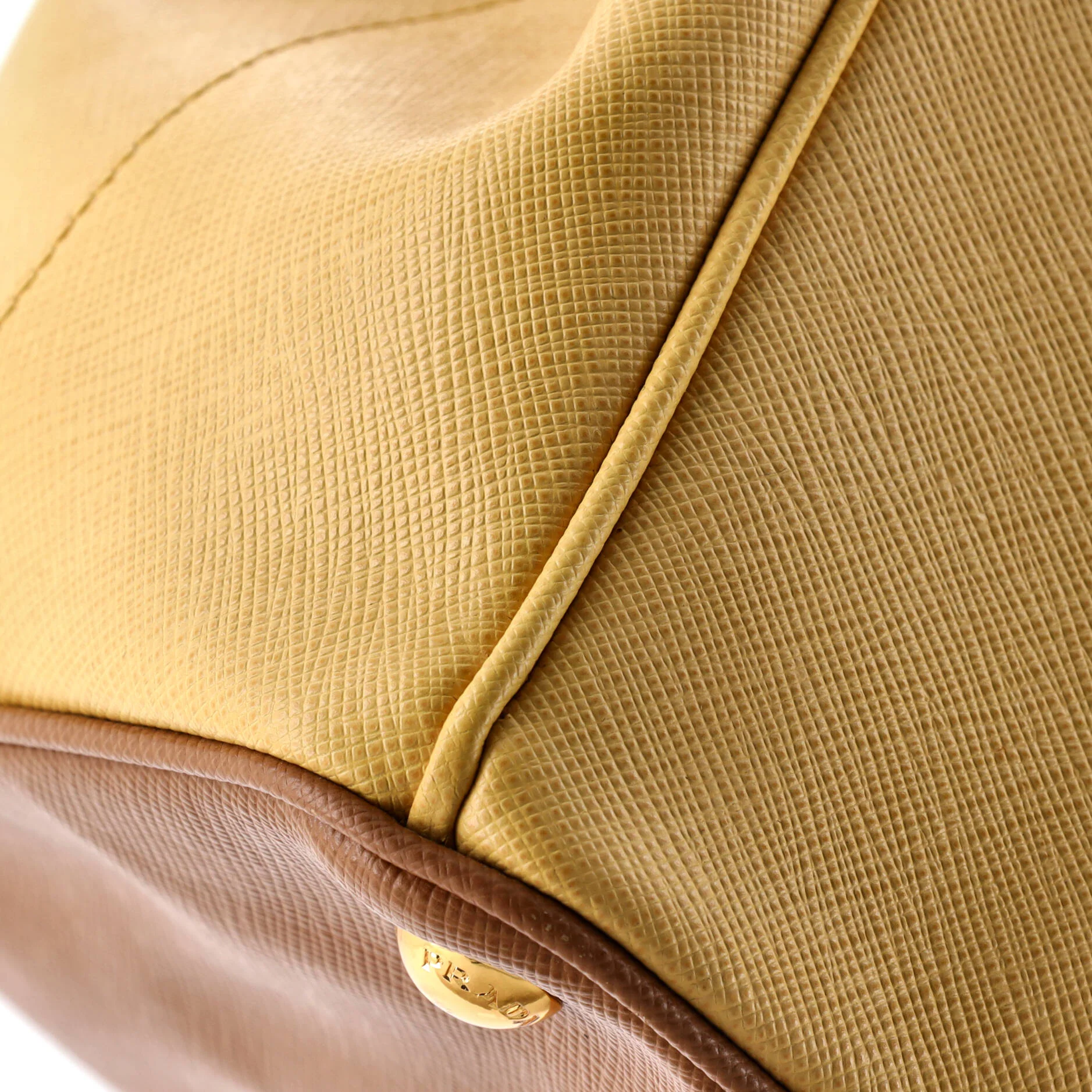 Bicolor Double Zip Lux Tote Saffiano Leather Medium - Image 6