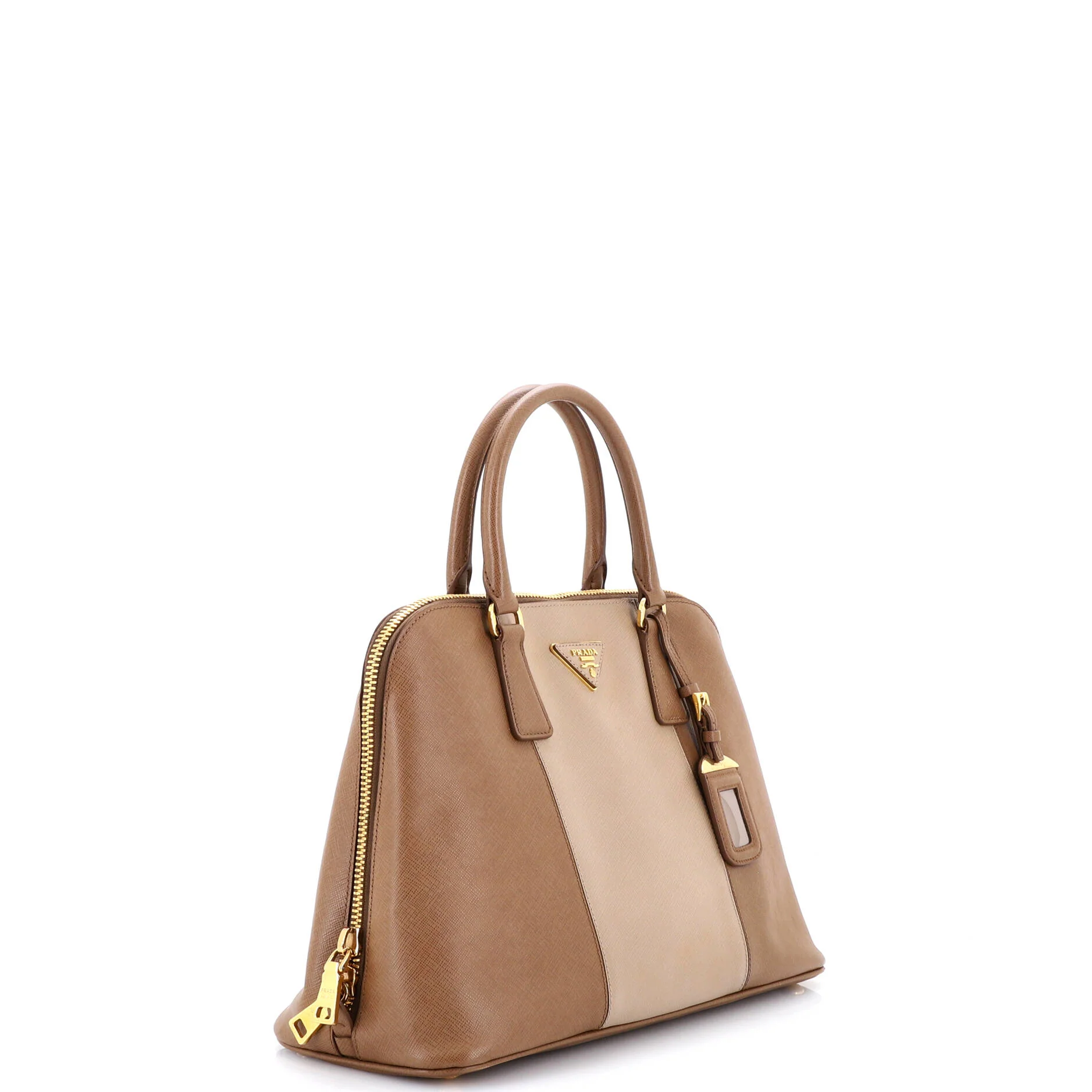Bicolor Promenade Bag Saffiano Leather Medium - Image 2