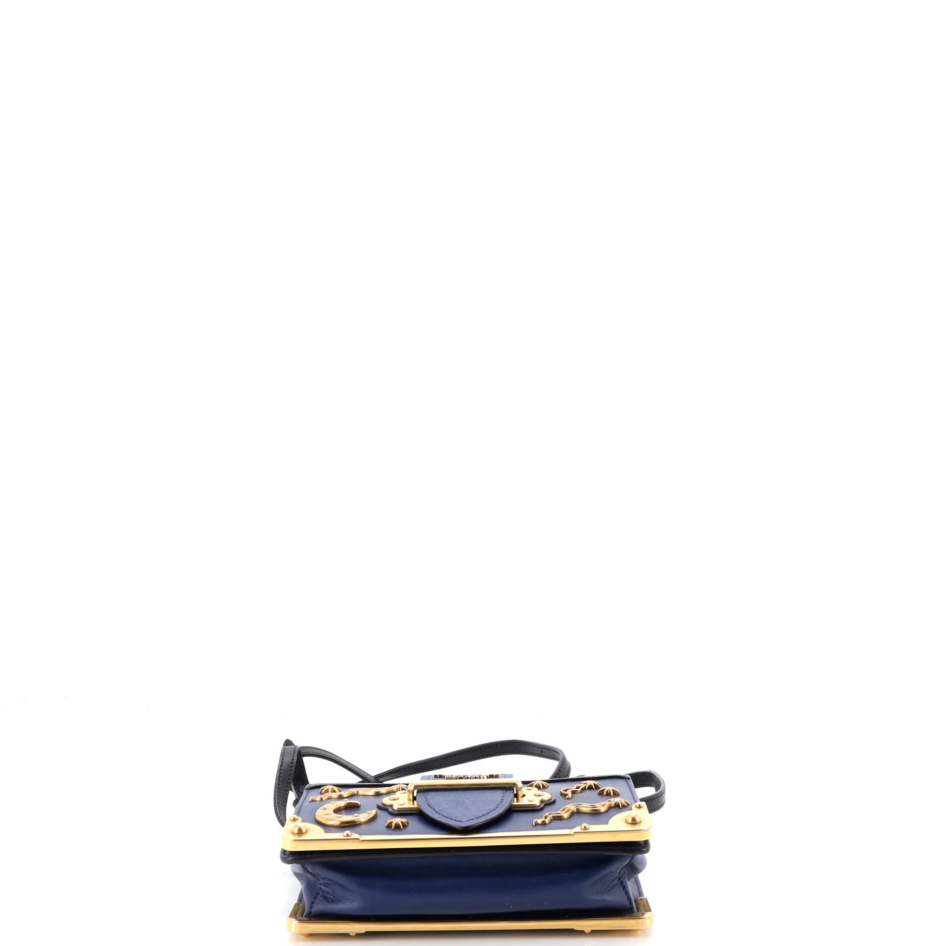 Cahier Crossbody Bag Embellished Leather Small - Image 4