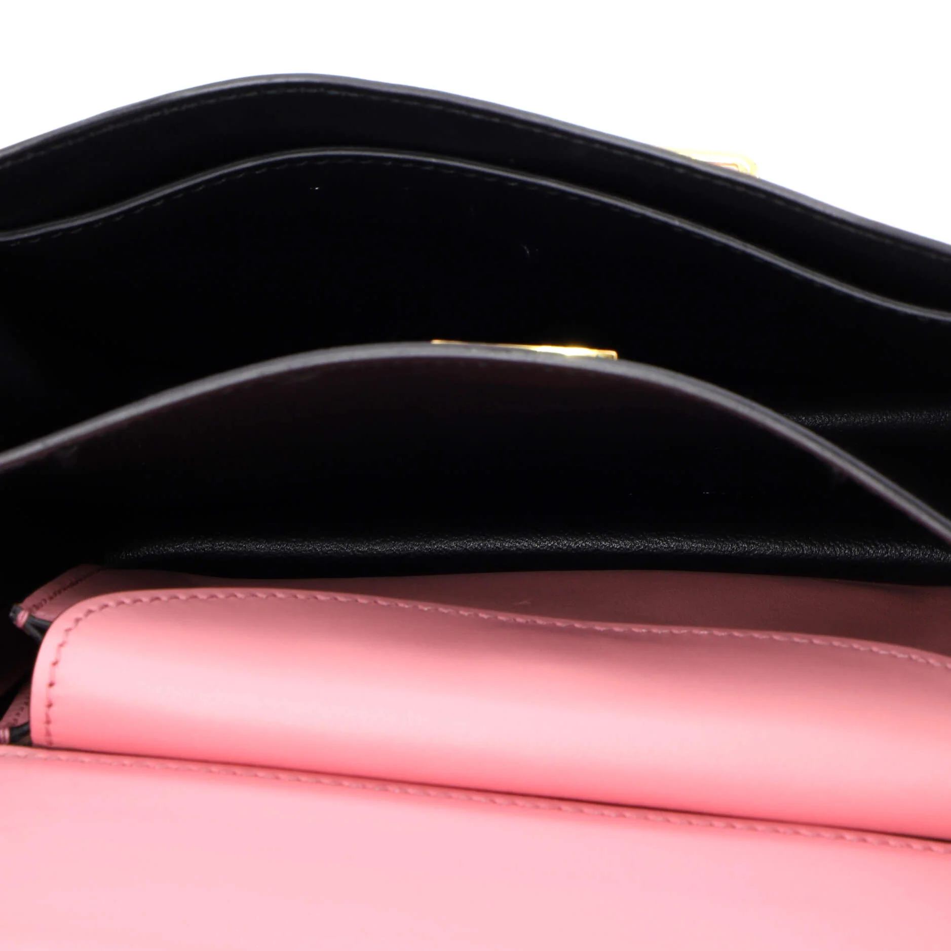 Cahier Crossbody Bag Leather and Straw Small - Image 5