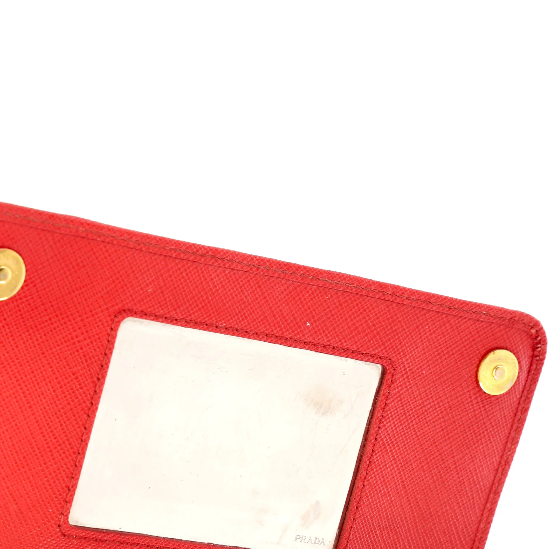 Chain Wallet Crossbody Saffiano Leather - Image 6