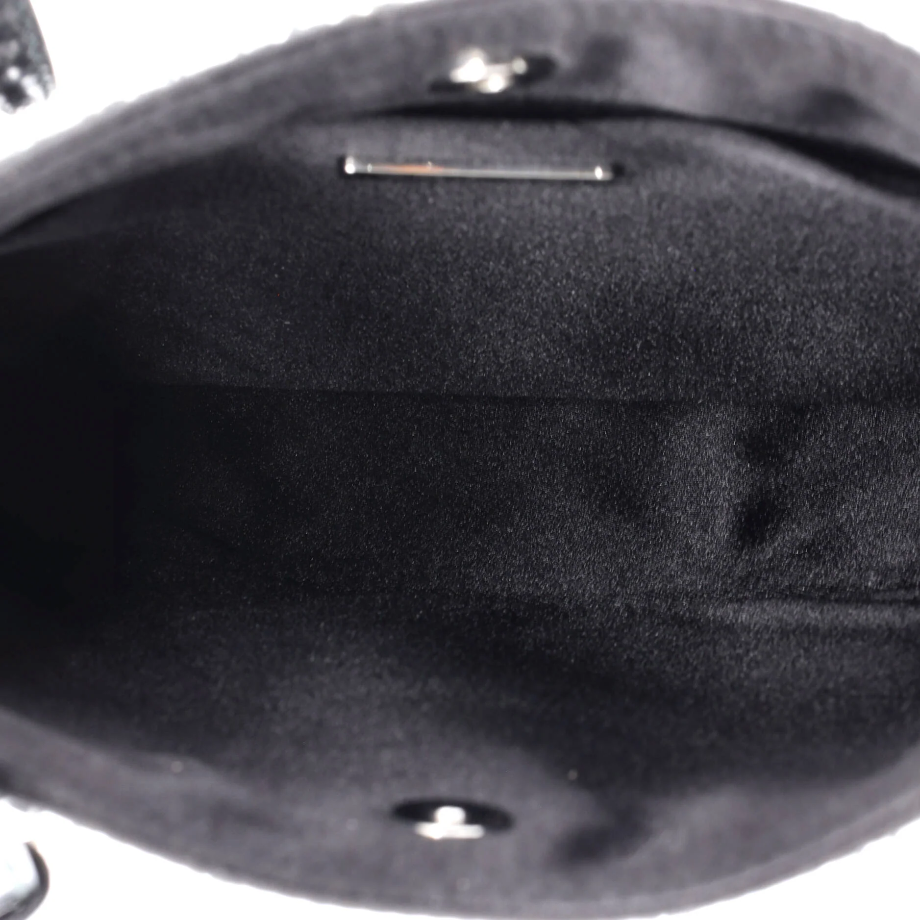 Cleo Shoulder Bag Crystal Embellished Satin Small - Image 5