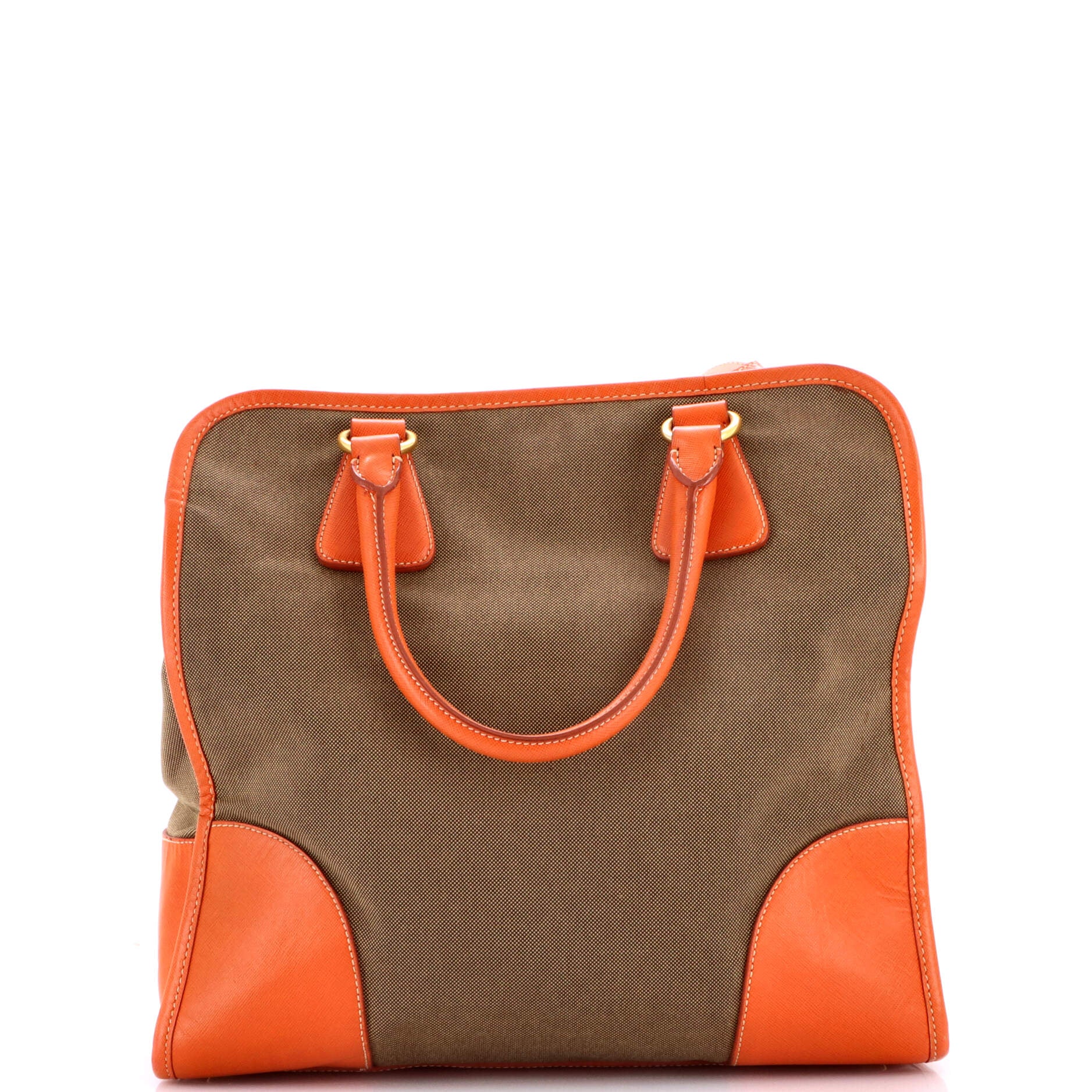 Convertible Tote Canvas and Saffiano Leather Large - Image 3