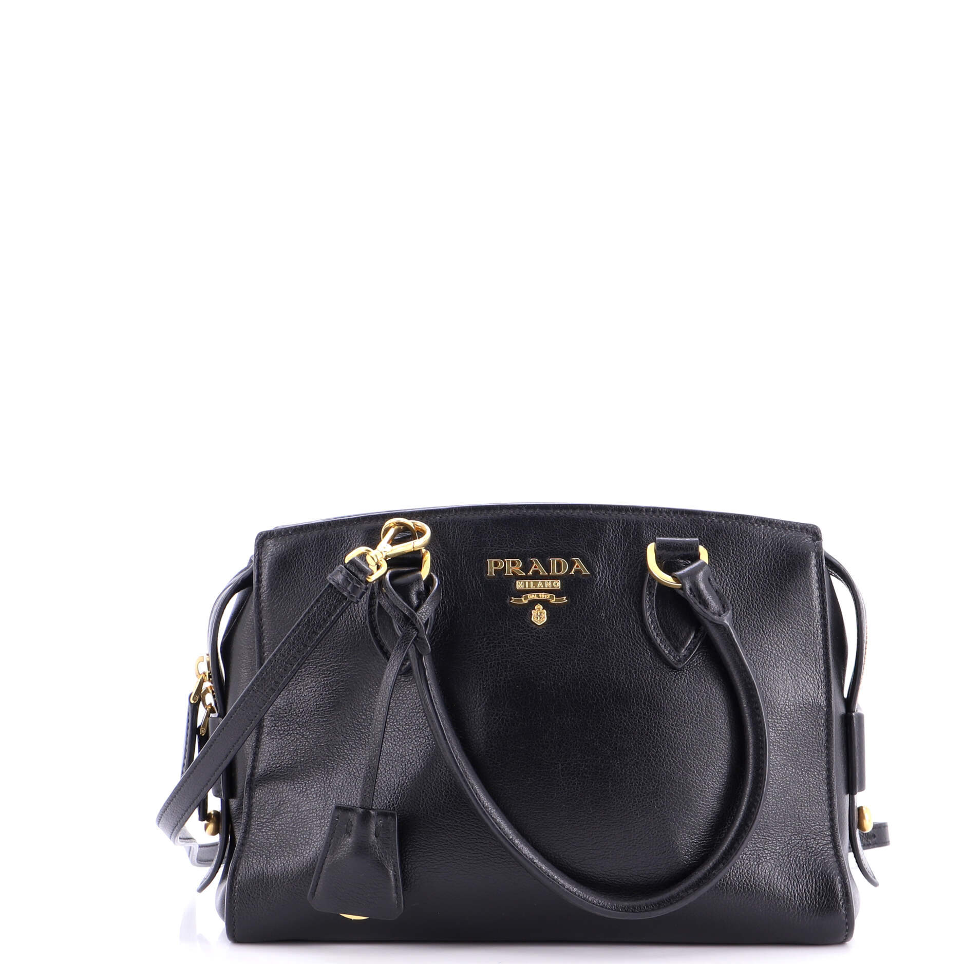 Convertible Zip Around Satchel City Calfskin Medium