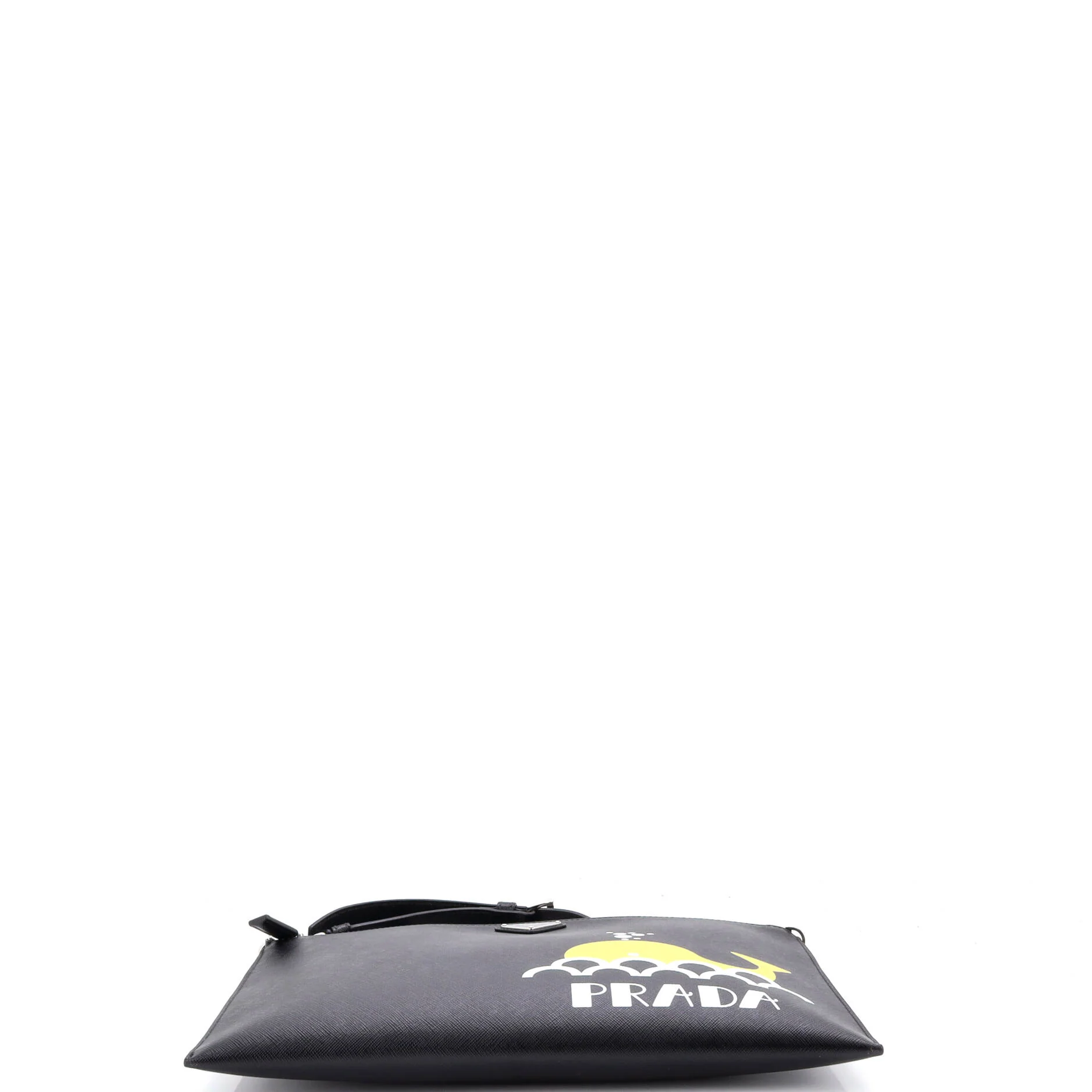 Convertible Zip Clutch Crossbody Bag Printed Saffiano Leather - Image 4
