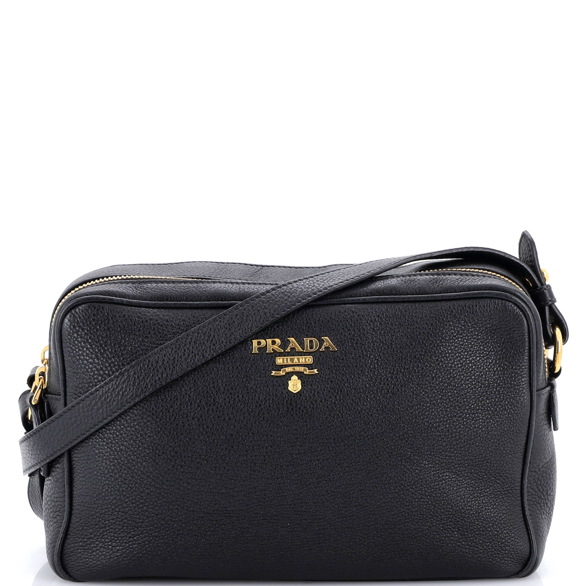 Double Zip Camera Bag Vitello Phenix Medium