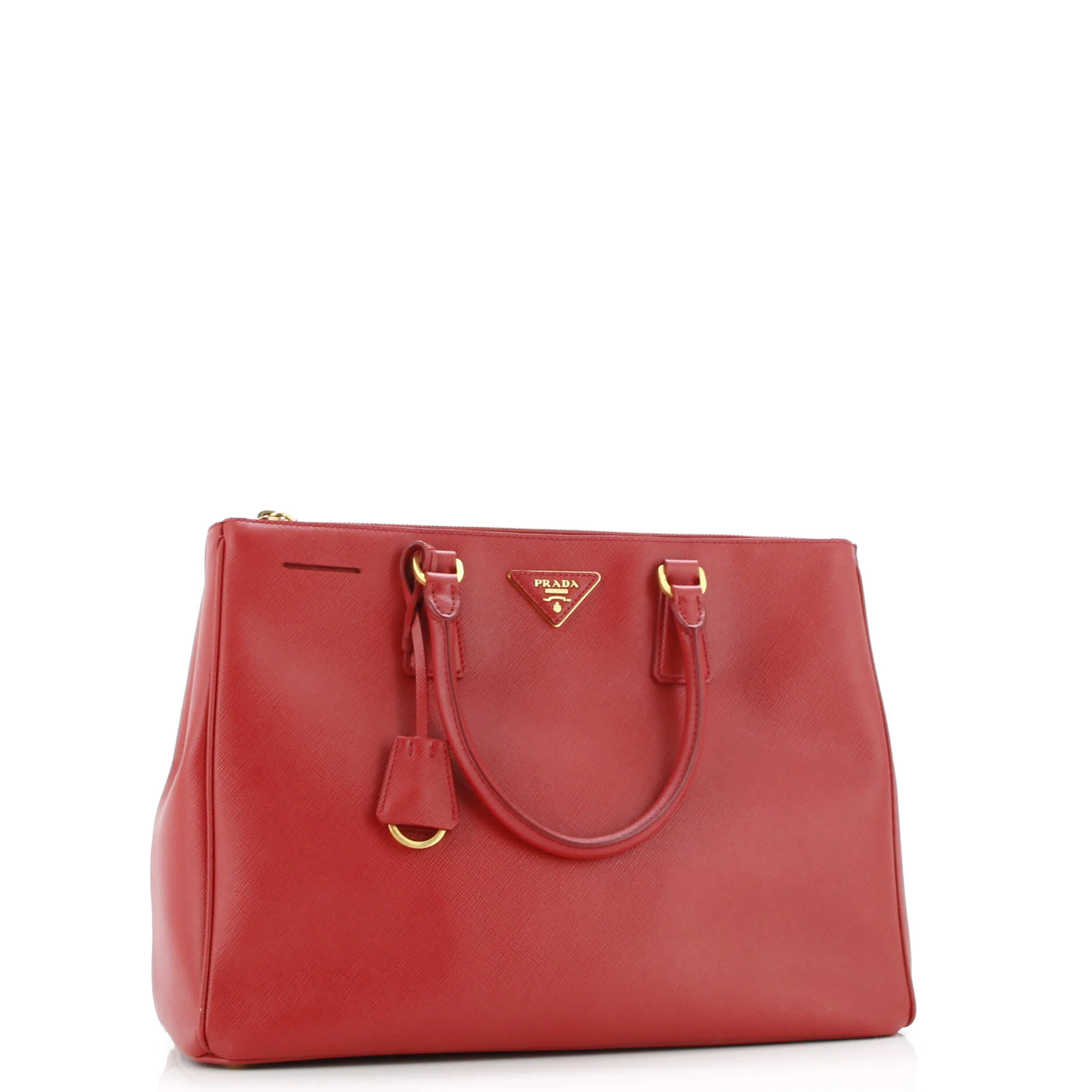 Double Zip Lux Tote Saffiano Leather Large - Image 2