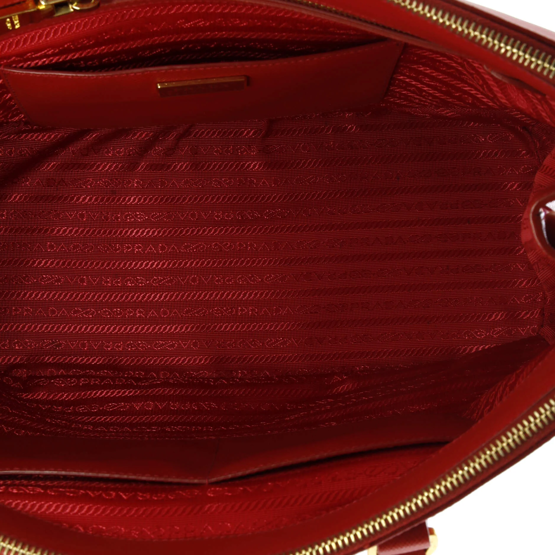 Double Zip Lux Tote Saffiano Leather Large - Image 5