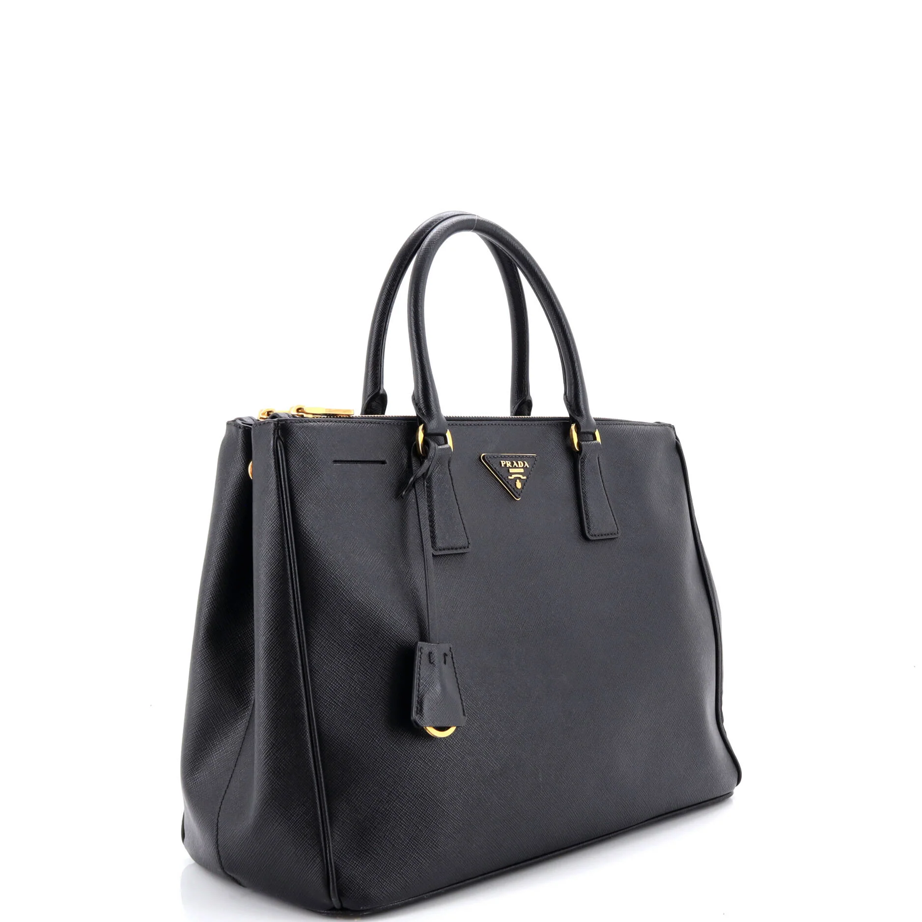 Double Zip Lux Tote Saffiano Leather Large - Image 2