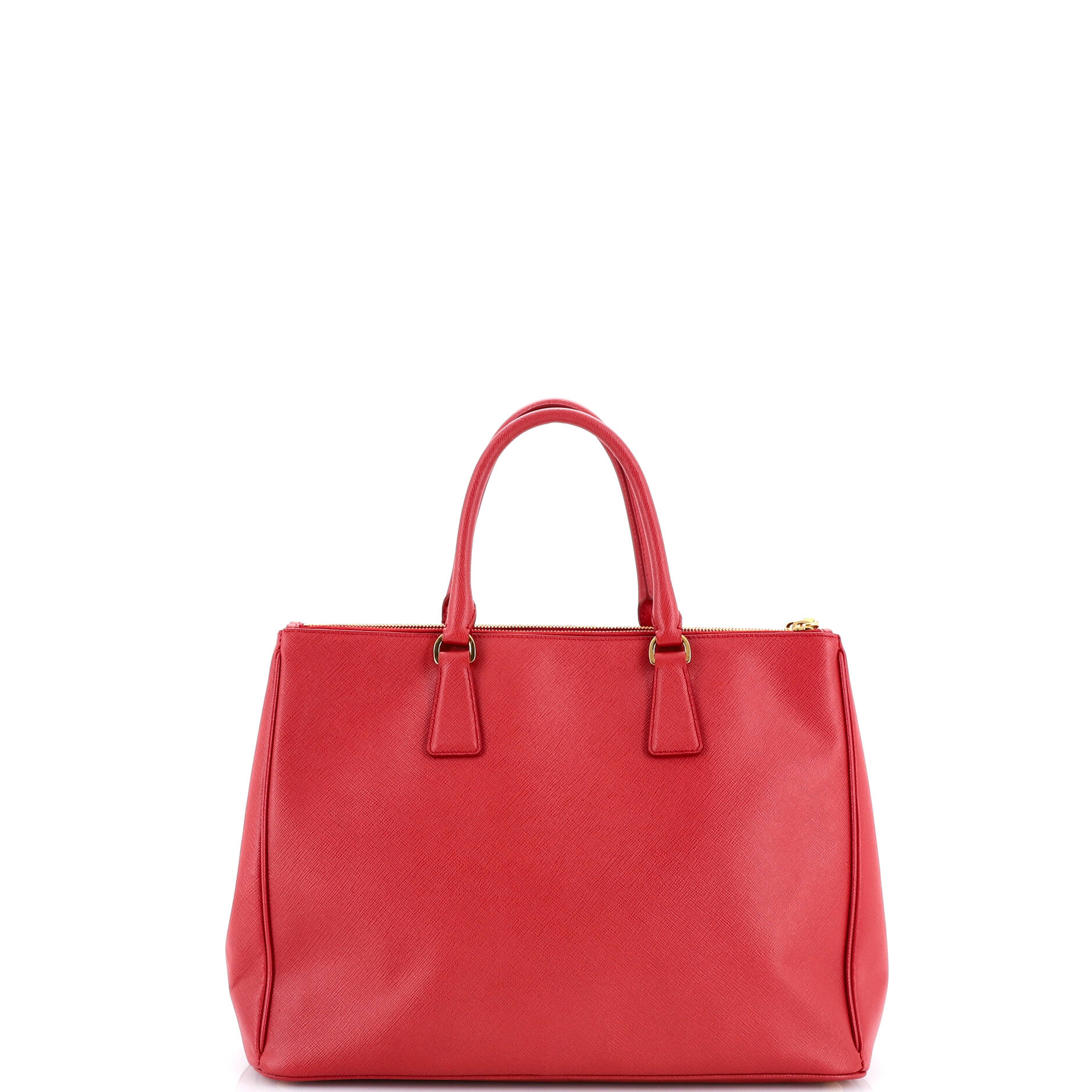 Double Zip Lux Tote Saffiano Leather Large - Image 3
