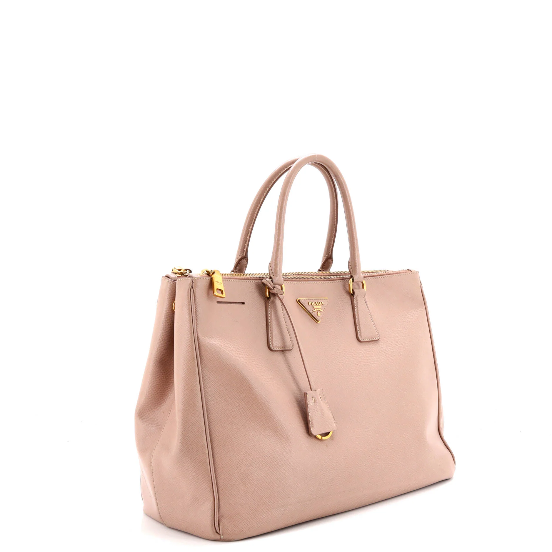 Double Zip Lux Tote Saffiano Leather Large - Image 2
