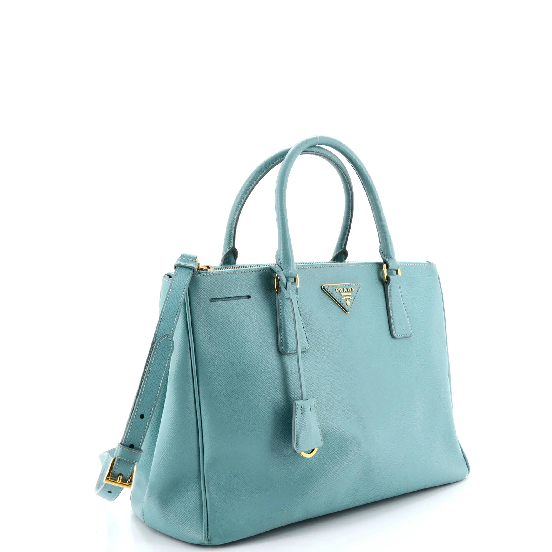 Double Zip Lux Tote Saffiano Leather Medium - Image 2