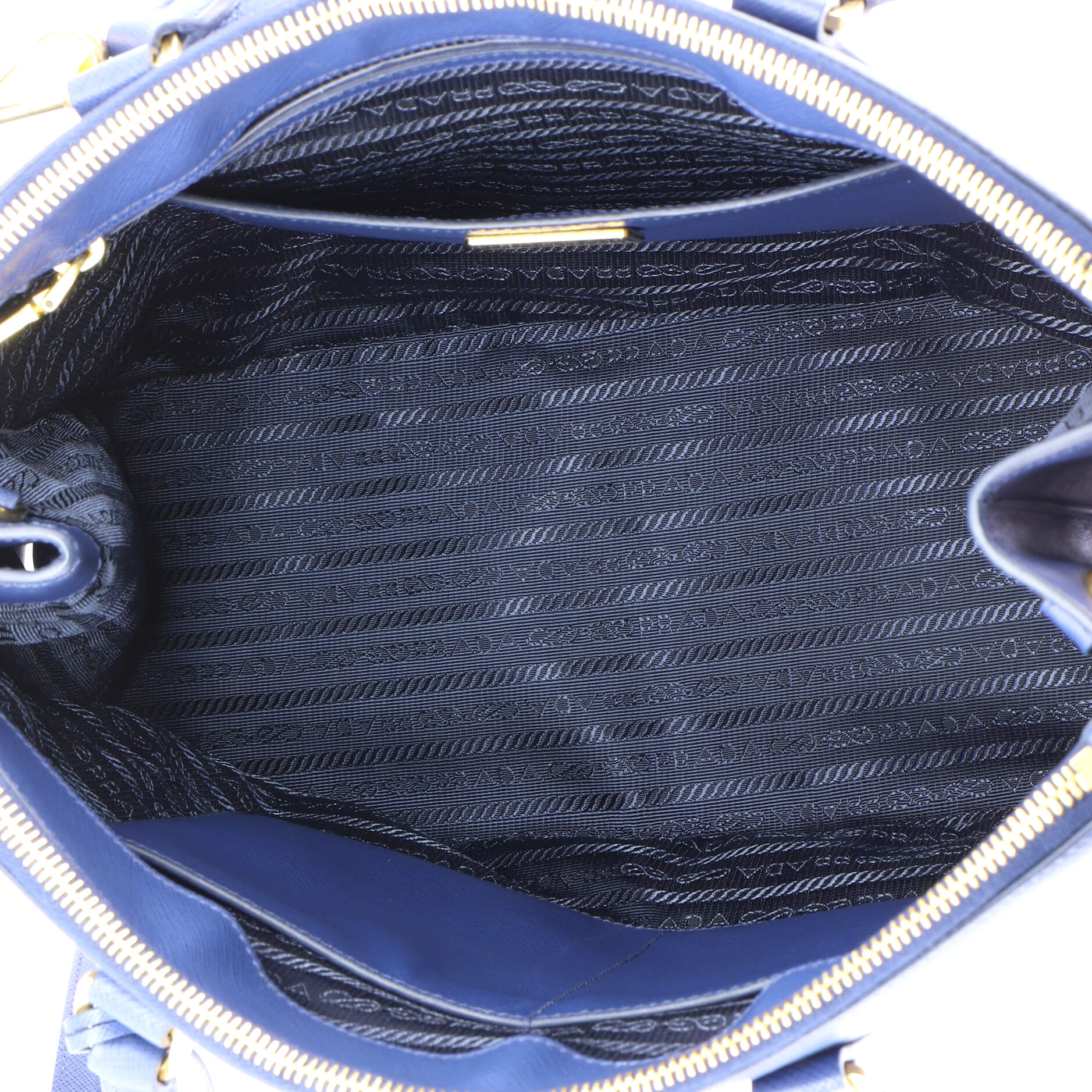 Double Zip Lux Tote Saffiano Leather Medium - Image 5