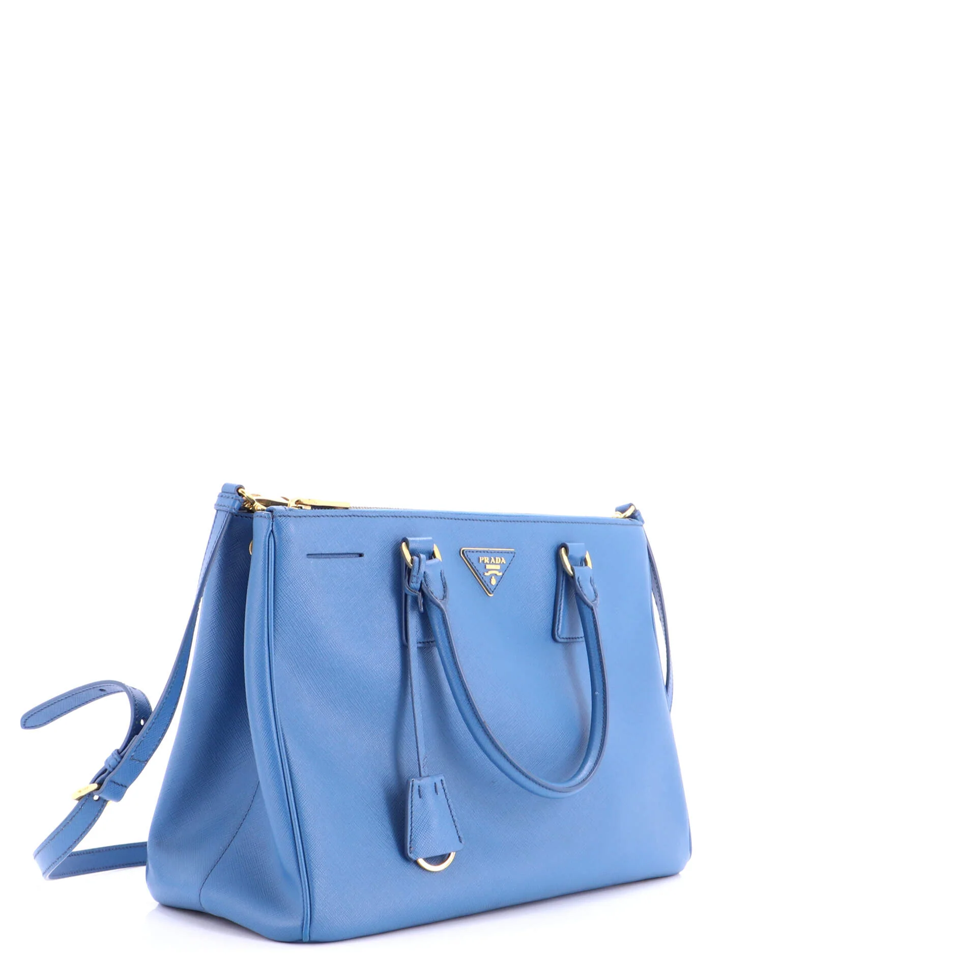 Double Zip Lux Tote Saffiano Leather Medium - Image 2