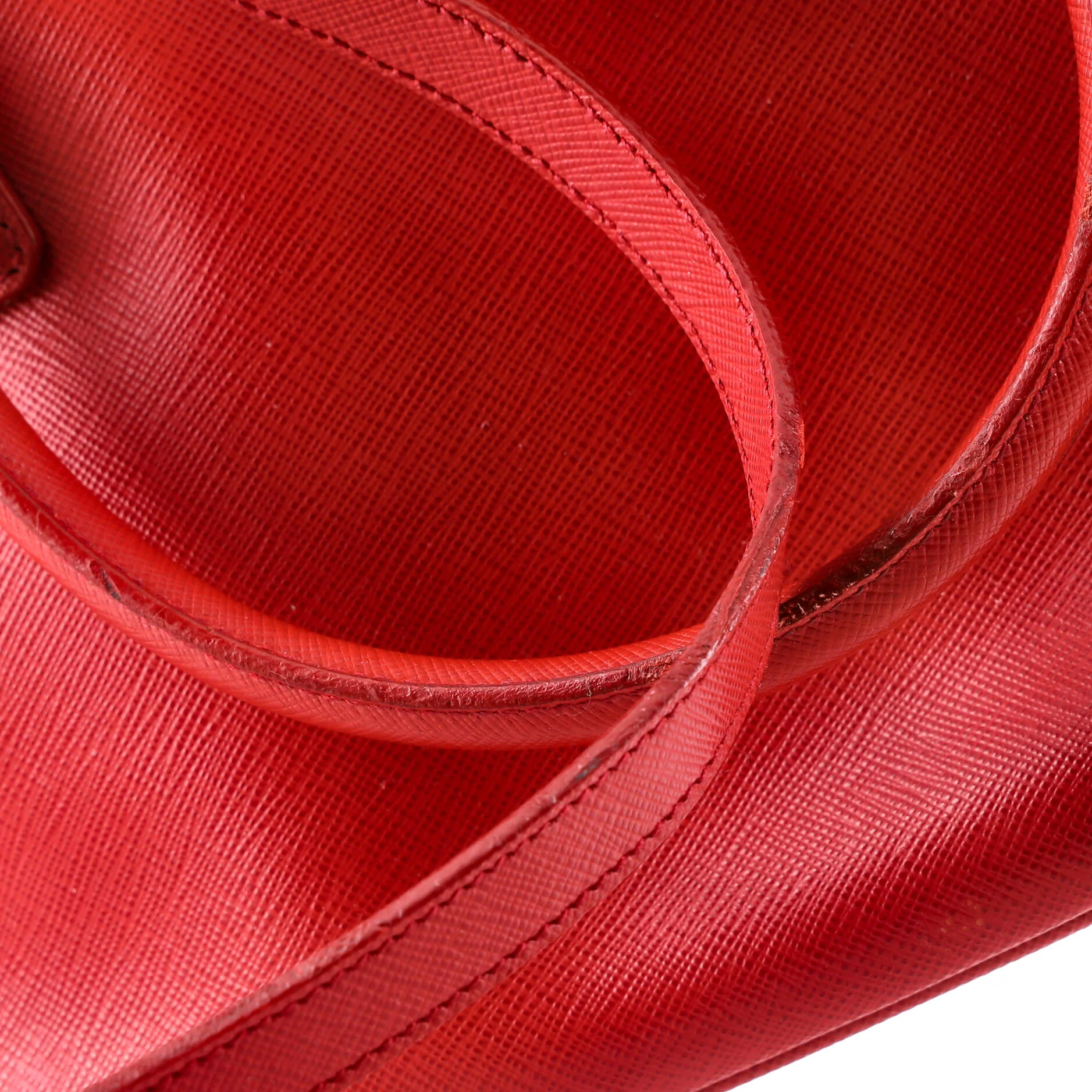 Double Zip Lux Tote Saffiano Leather Small - Image 7
