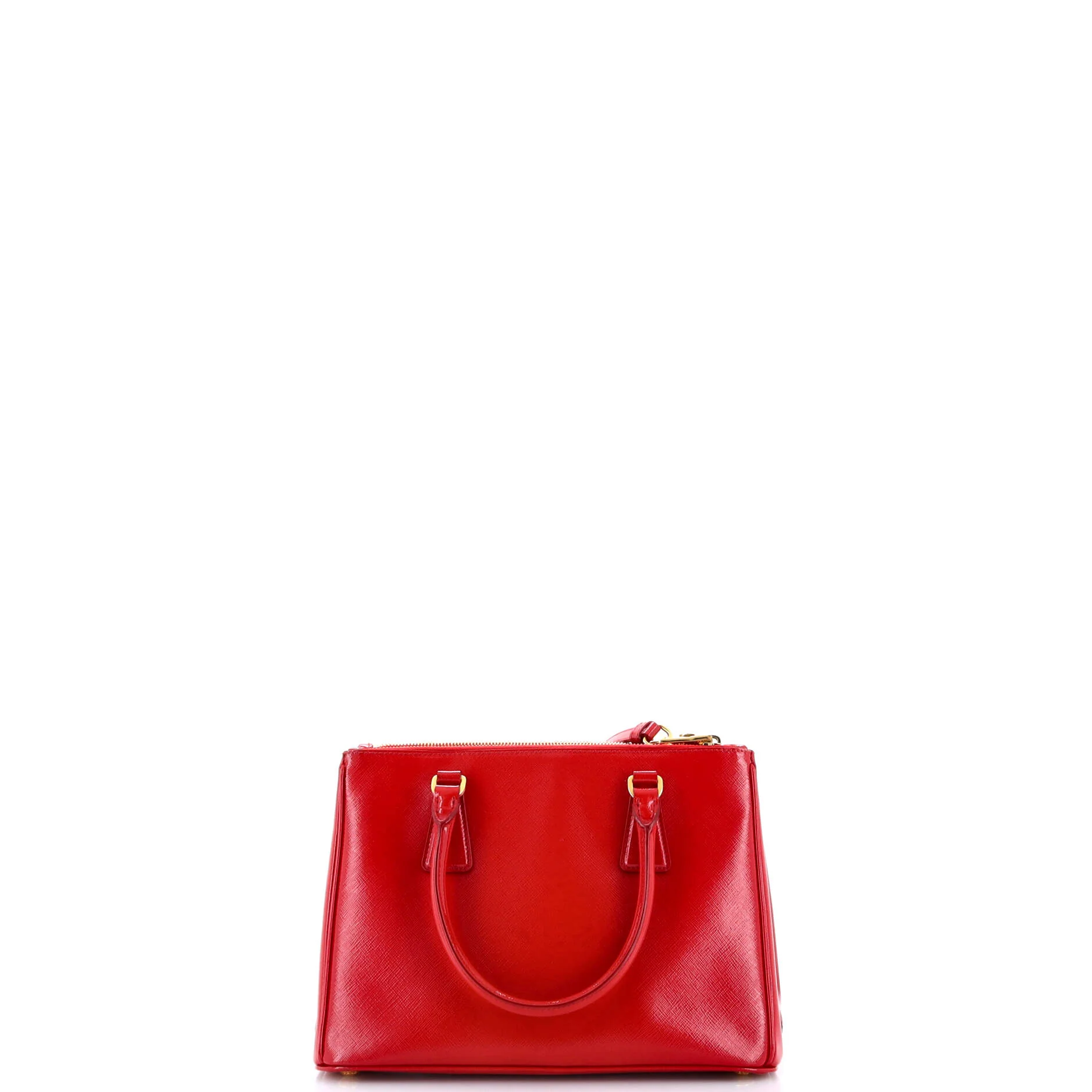 Double Zip Lux Tote Vernice Saffiano Leather Mini - Image 3