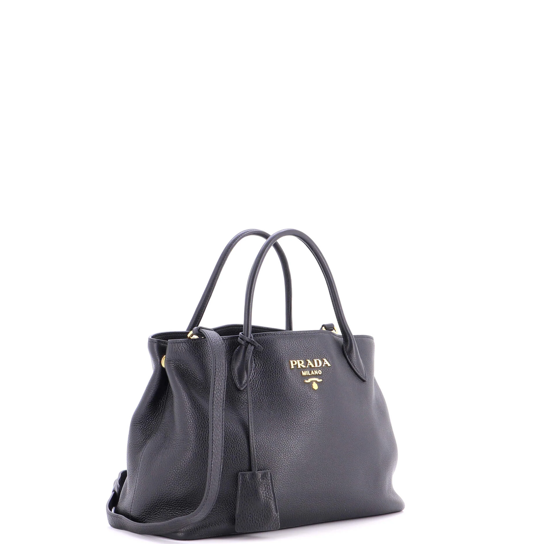 Dual Strap Convertible Open Tote Vitello Daino Medium - Image 3
