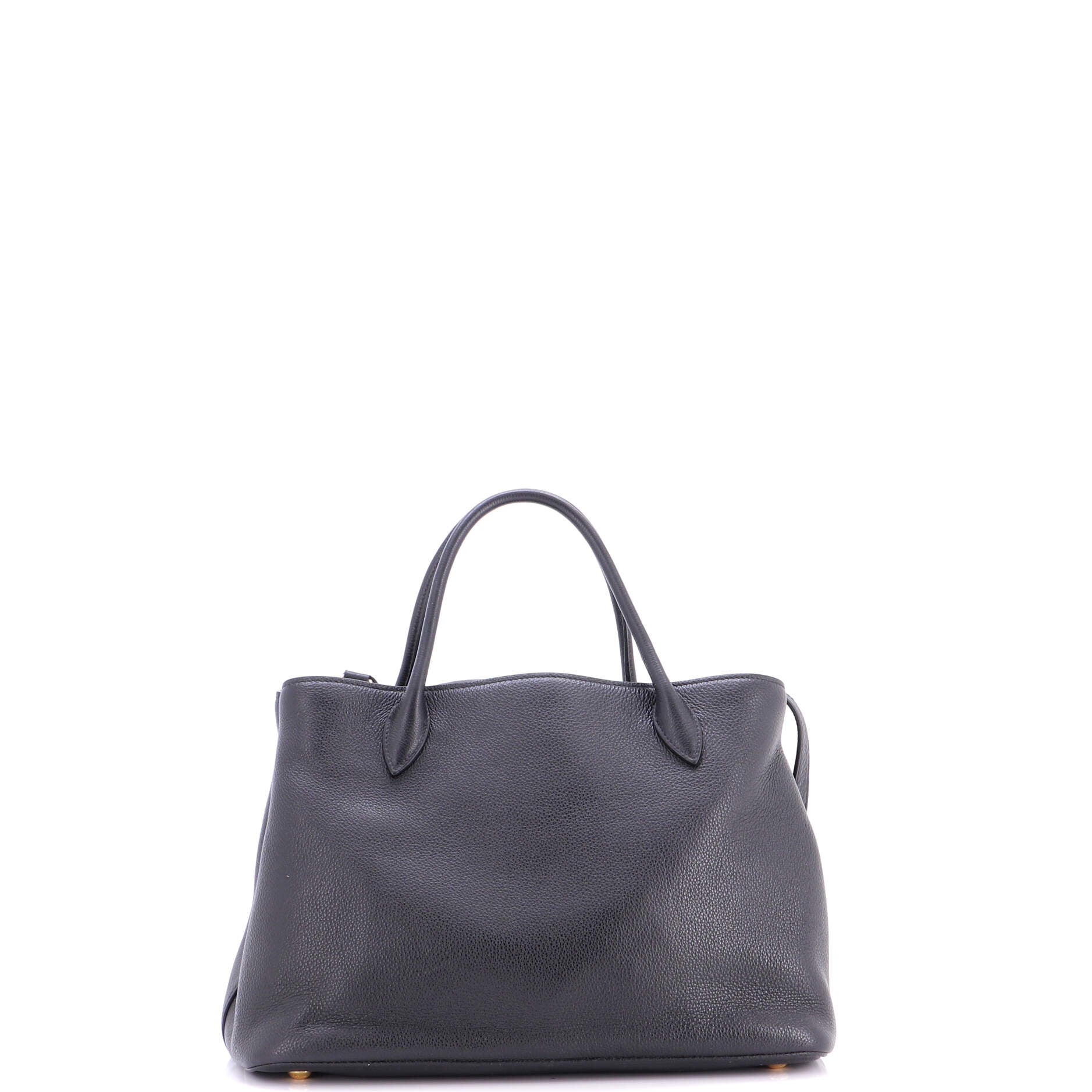 Dual Strap Convertible Open Tote Vitello Daino Medium - Image 4