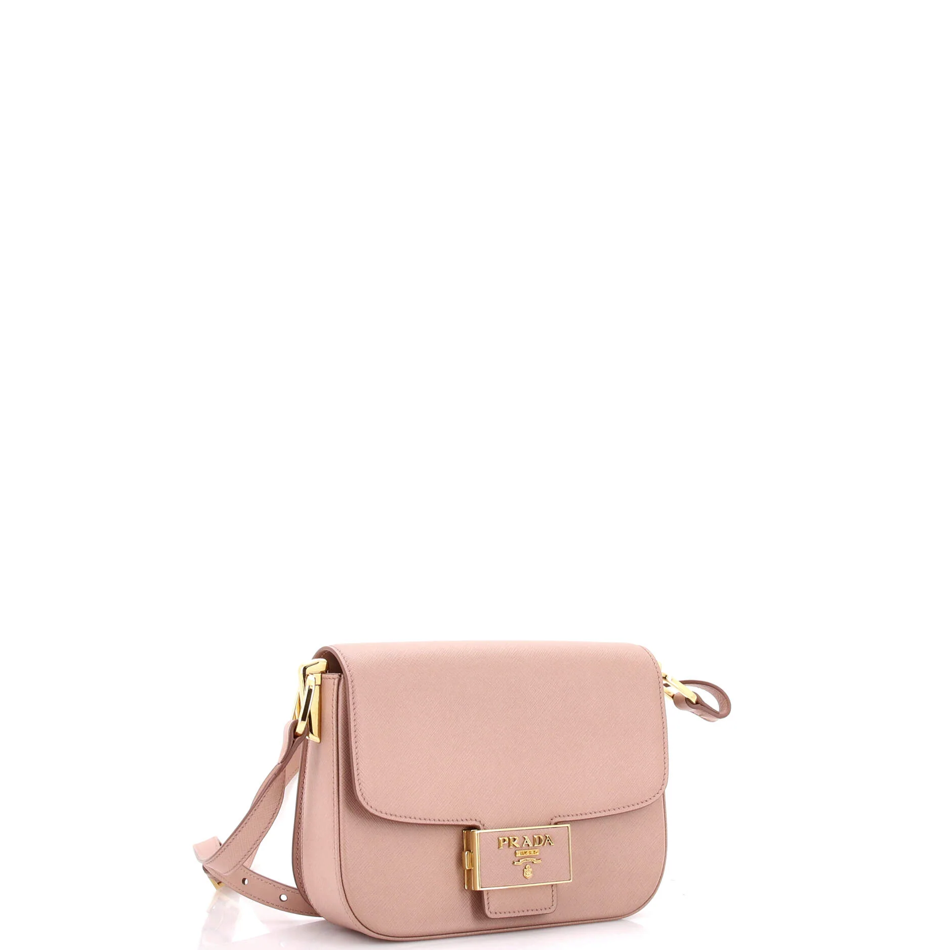 Embleme Flap Bag Saffiano Leather Small - Image 2