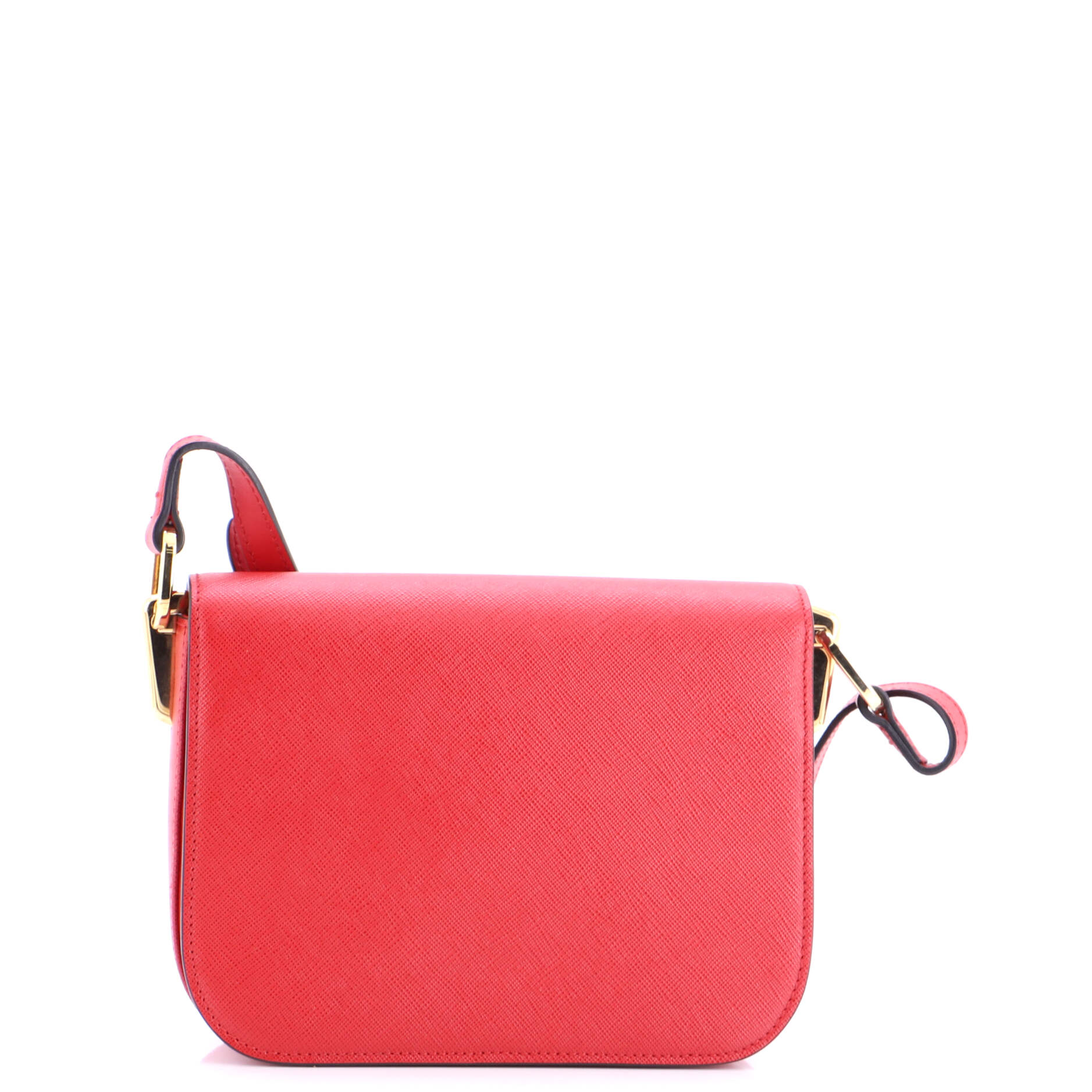 Embleme Flap Bag Saffiano Leather Small - Image 3
