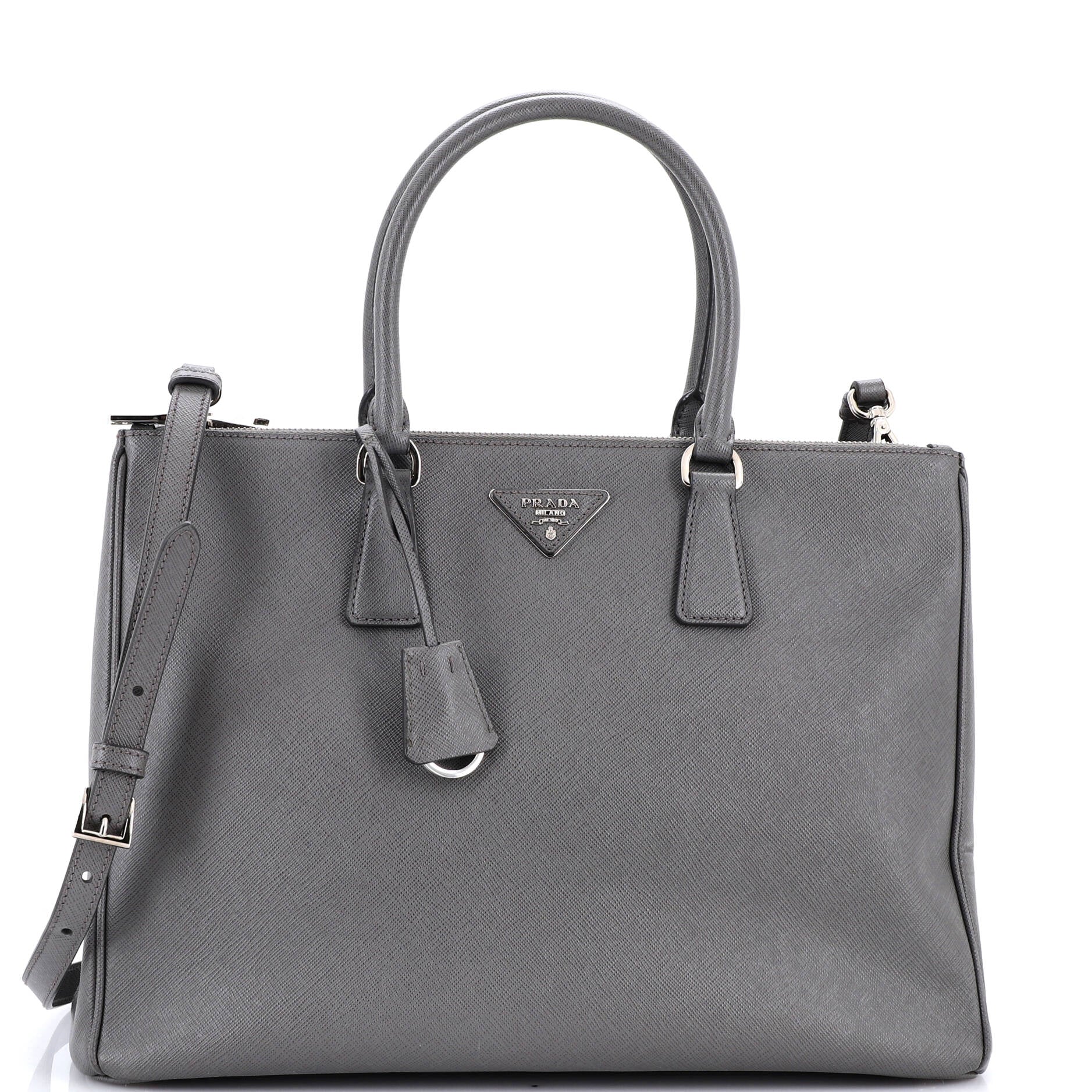 Galleria Double Zip Tote Saffiano Leather Large