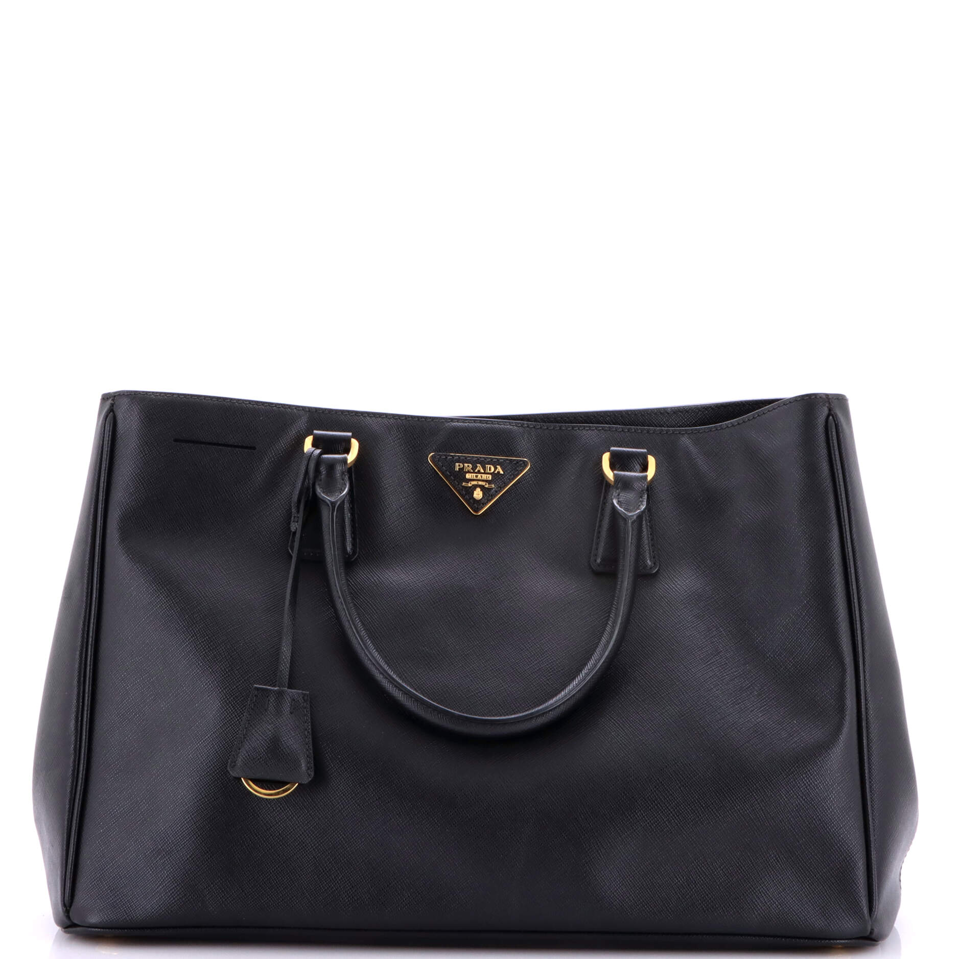 Lux Open Tote Saffiano Leather Large